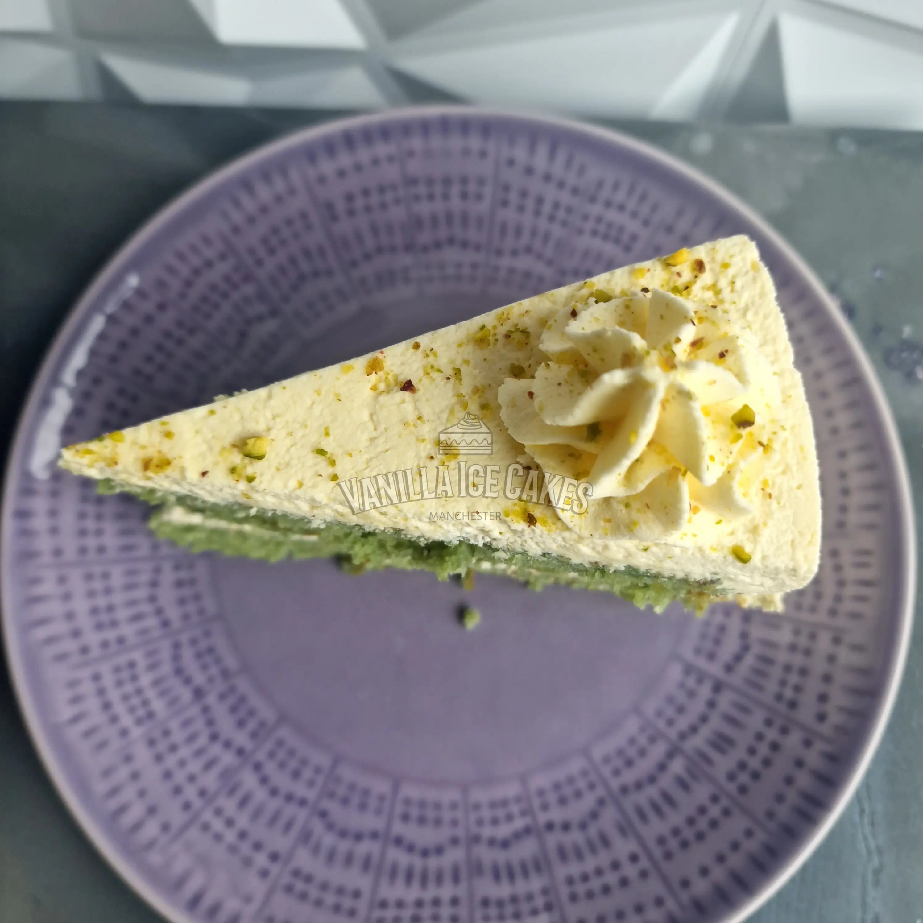 Pistachio Fresh Cream Celebration Cake