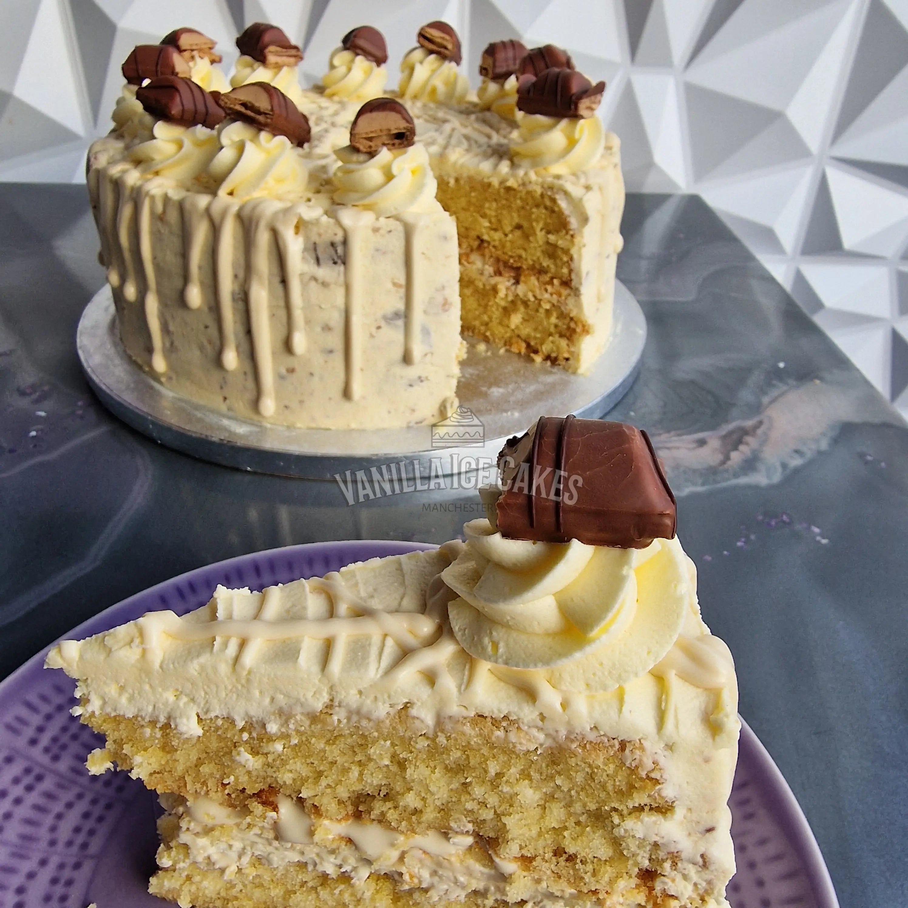 Vanilla Kinder Celebration Cake