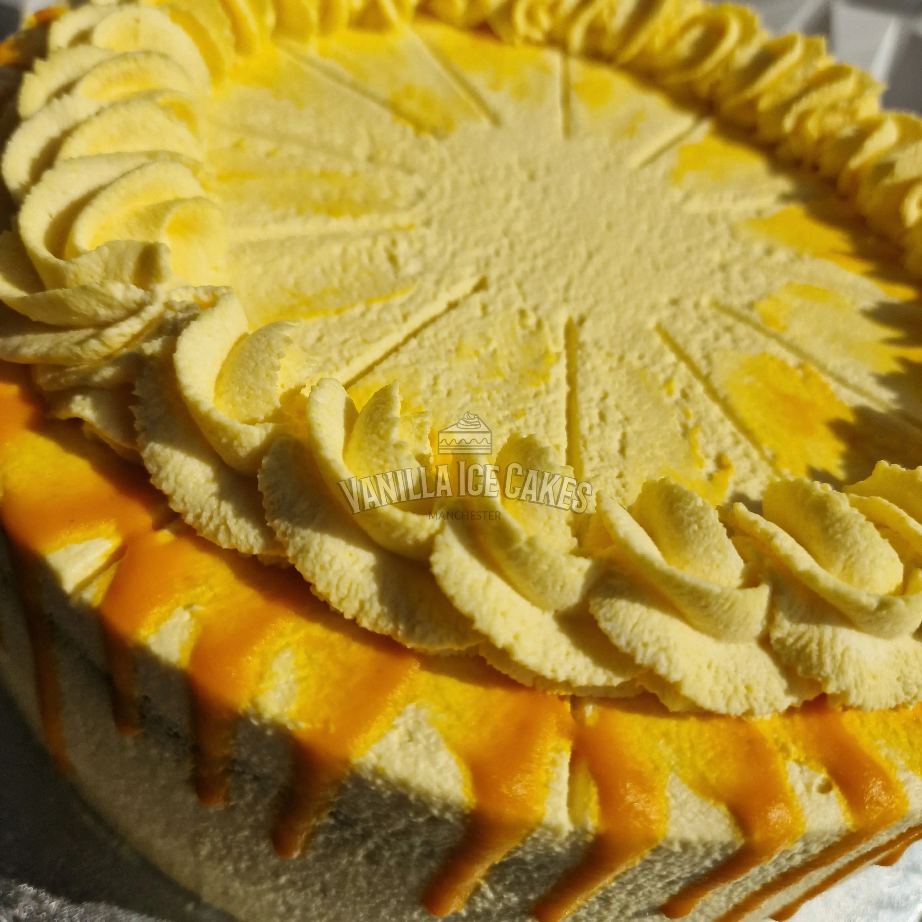 Mango Fresh Cream Celebration Cake