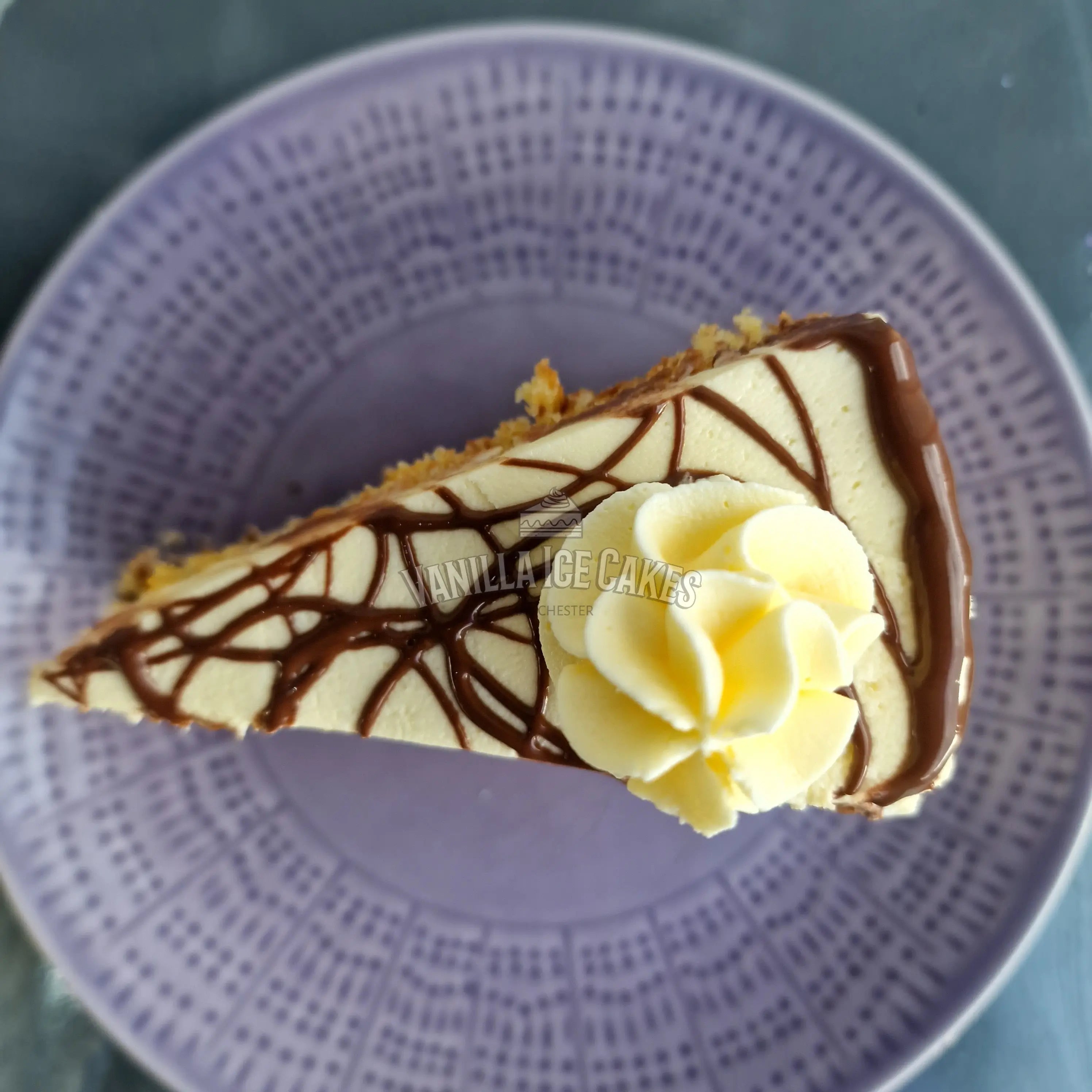 Chocolate Chip Nutella Cake Slice