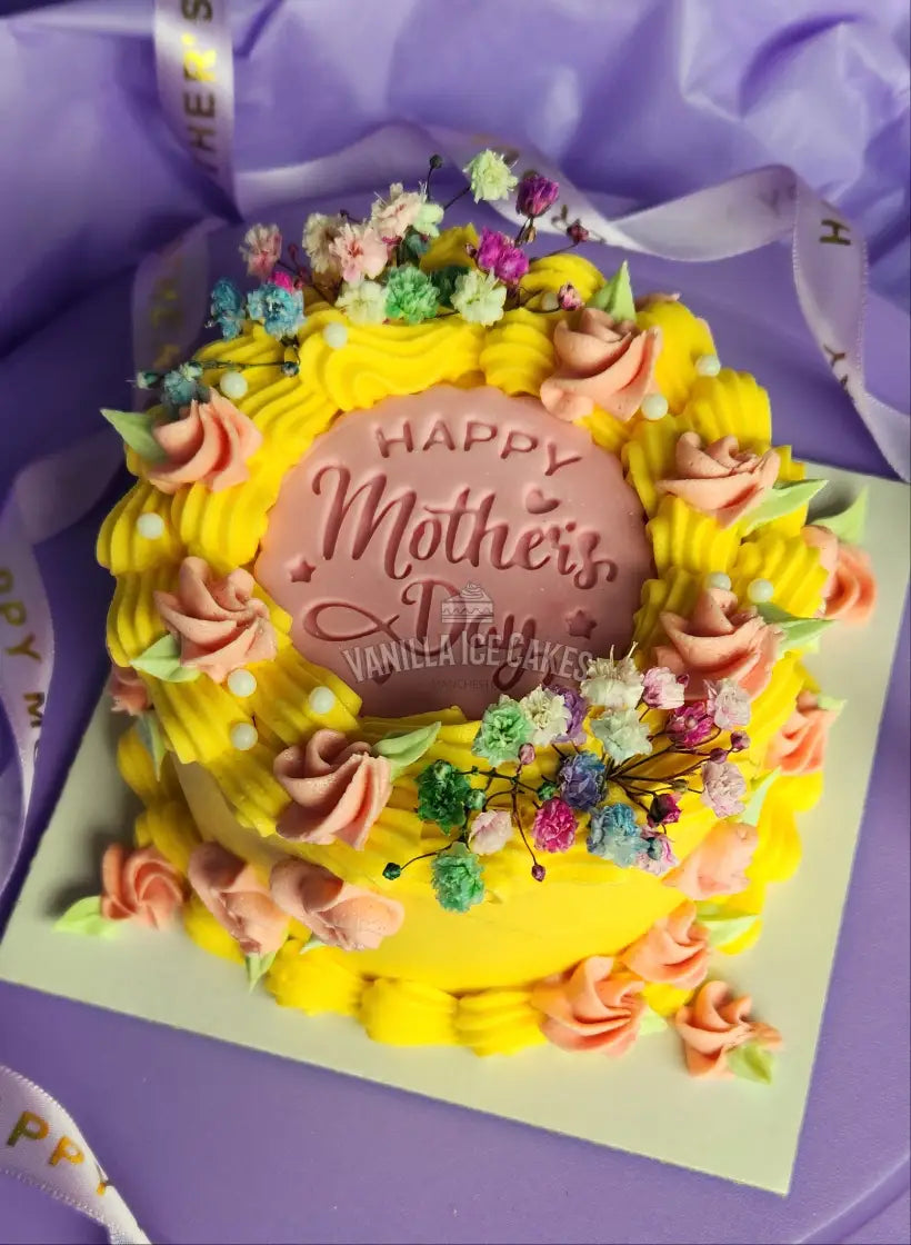 Mother’s Day Bento 4’’ Cake - Yellow