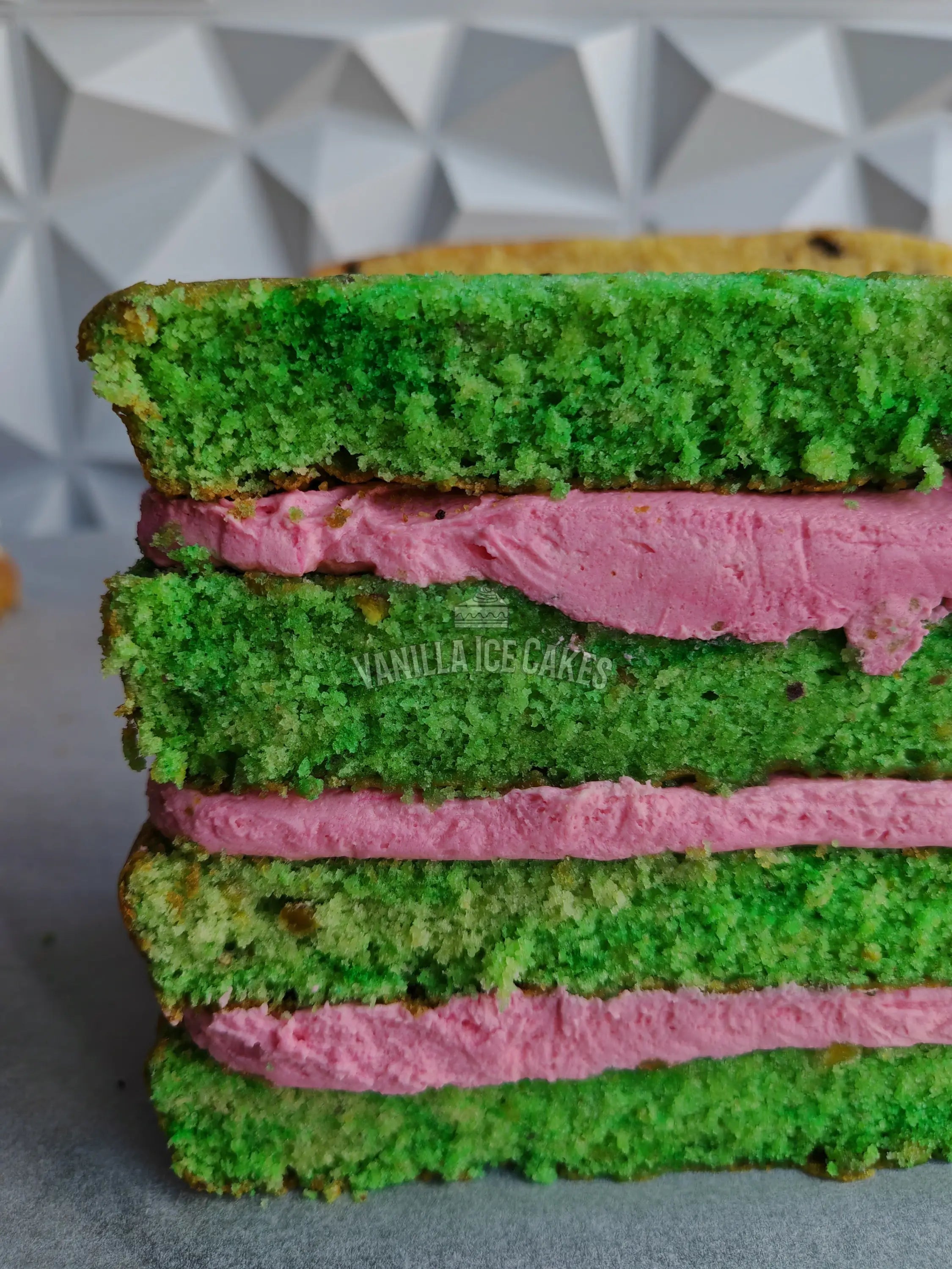 Rose & Pistachio Cake Slab