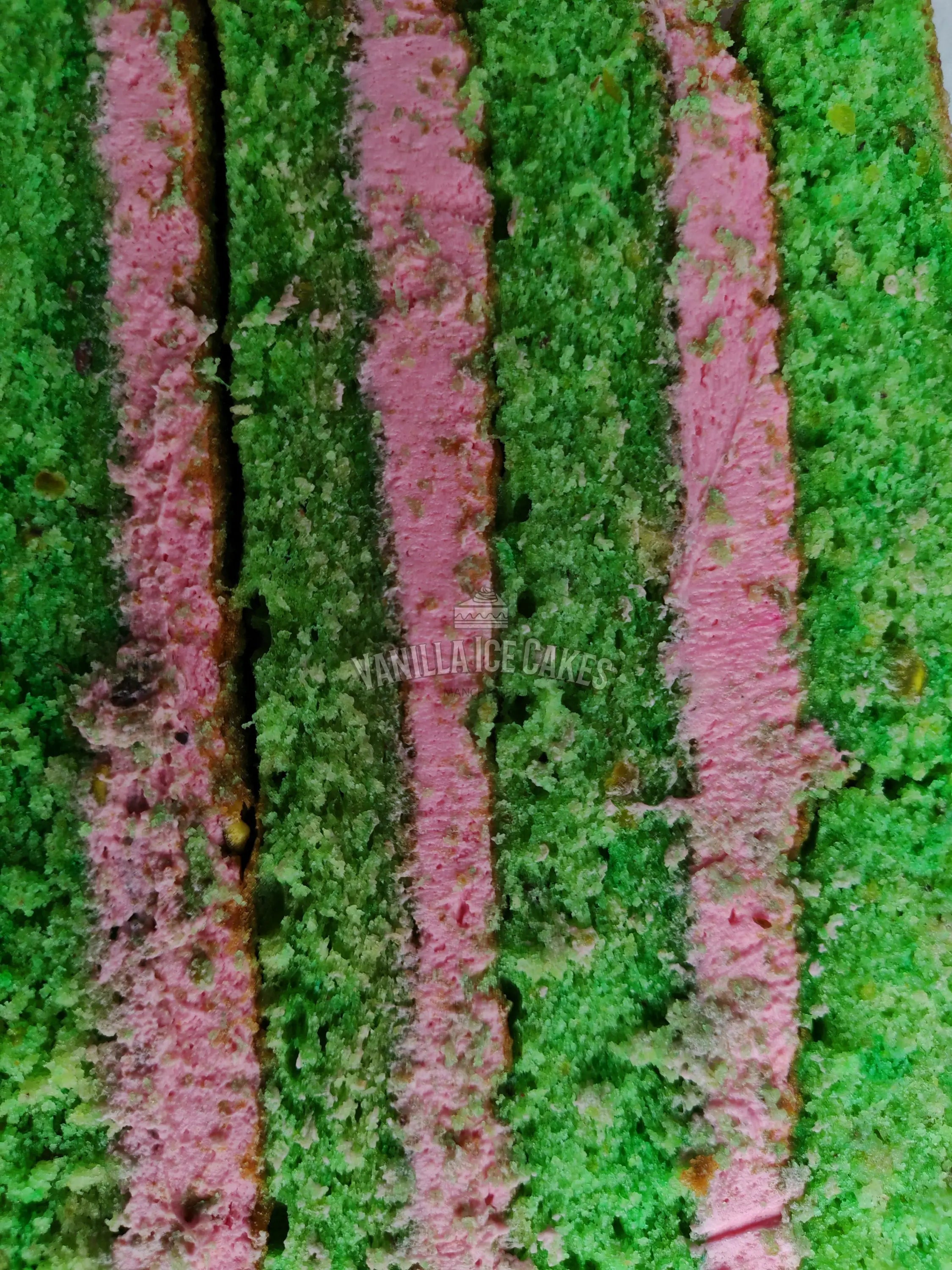 Rose & Pistachio Cake Slab