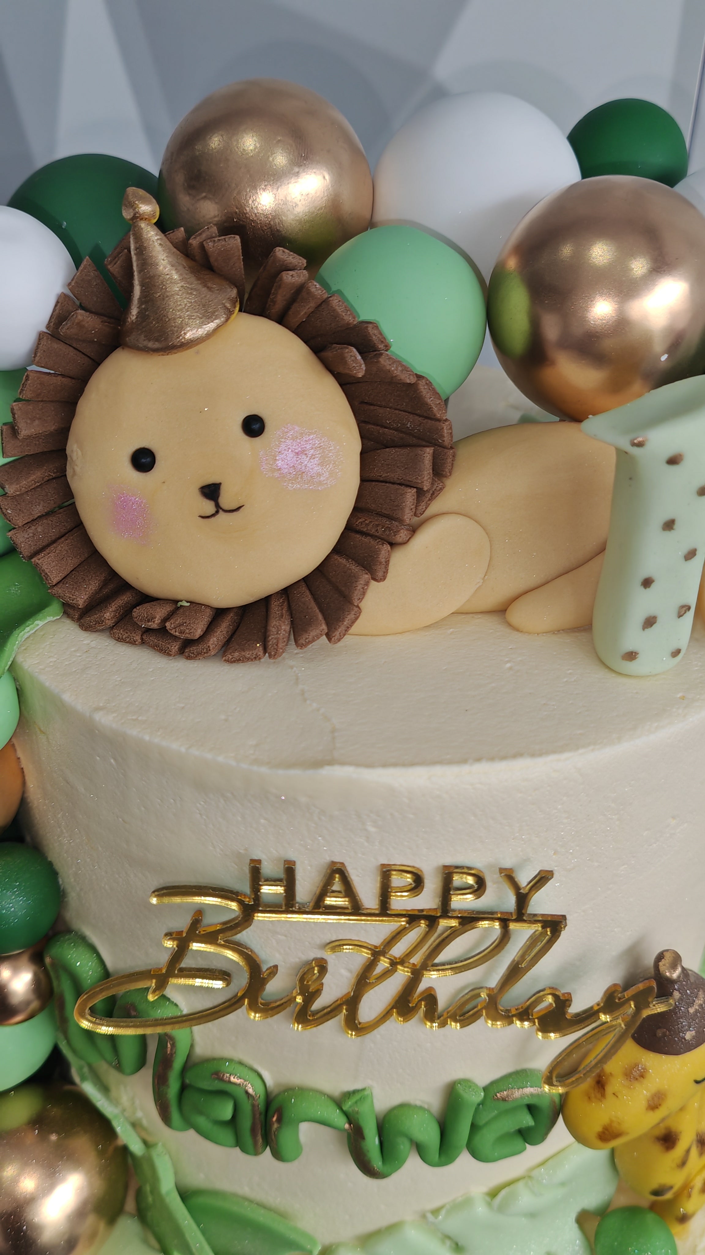 Two tier Jungle Cake