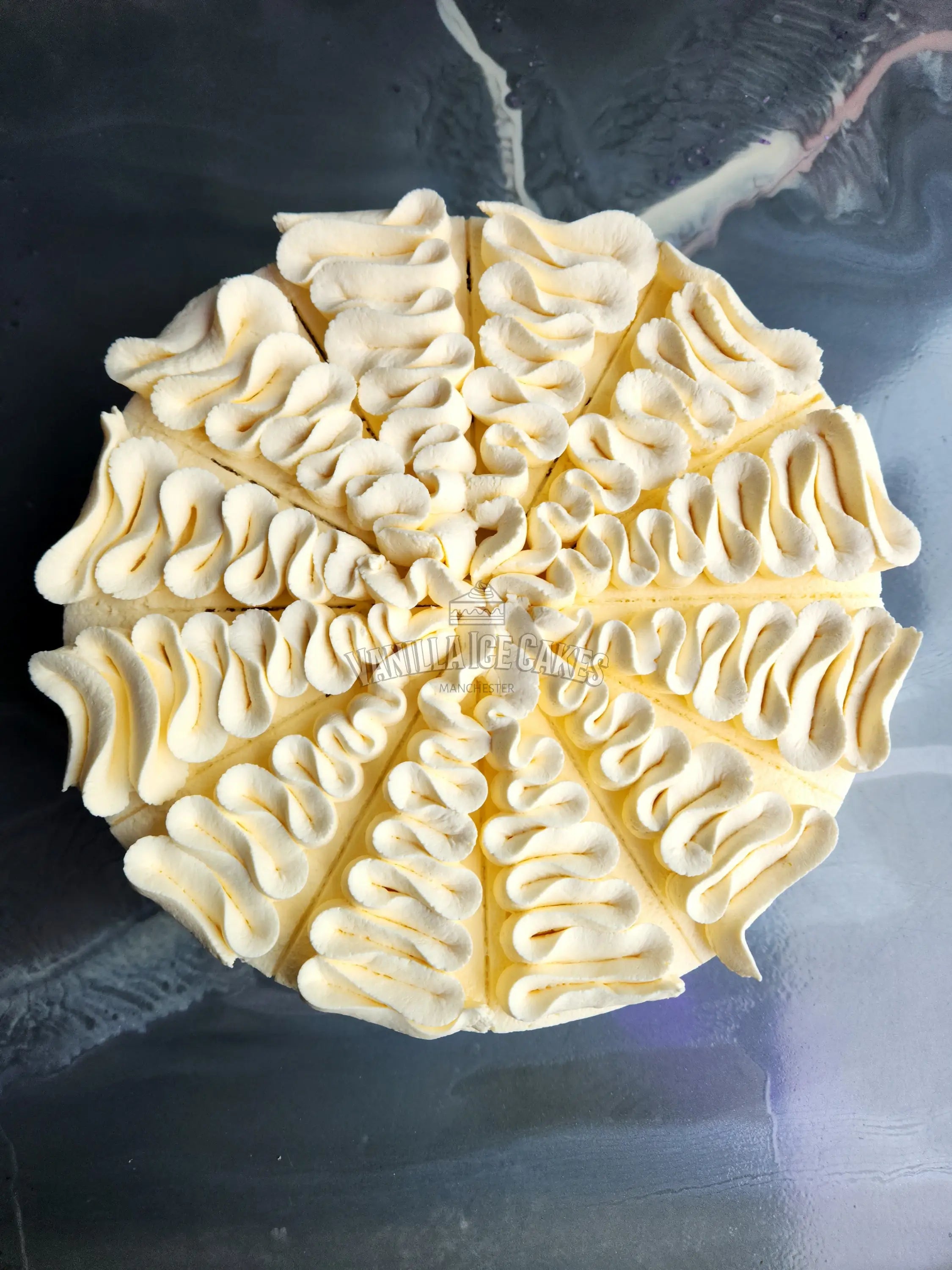 Fresh Cream Cake Slice