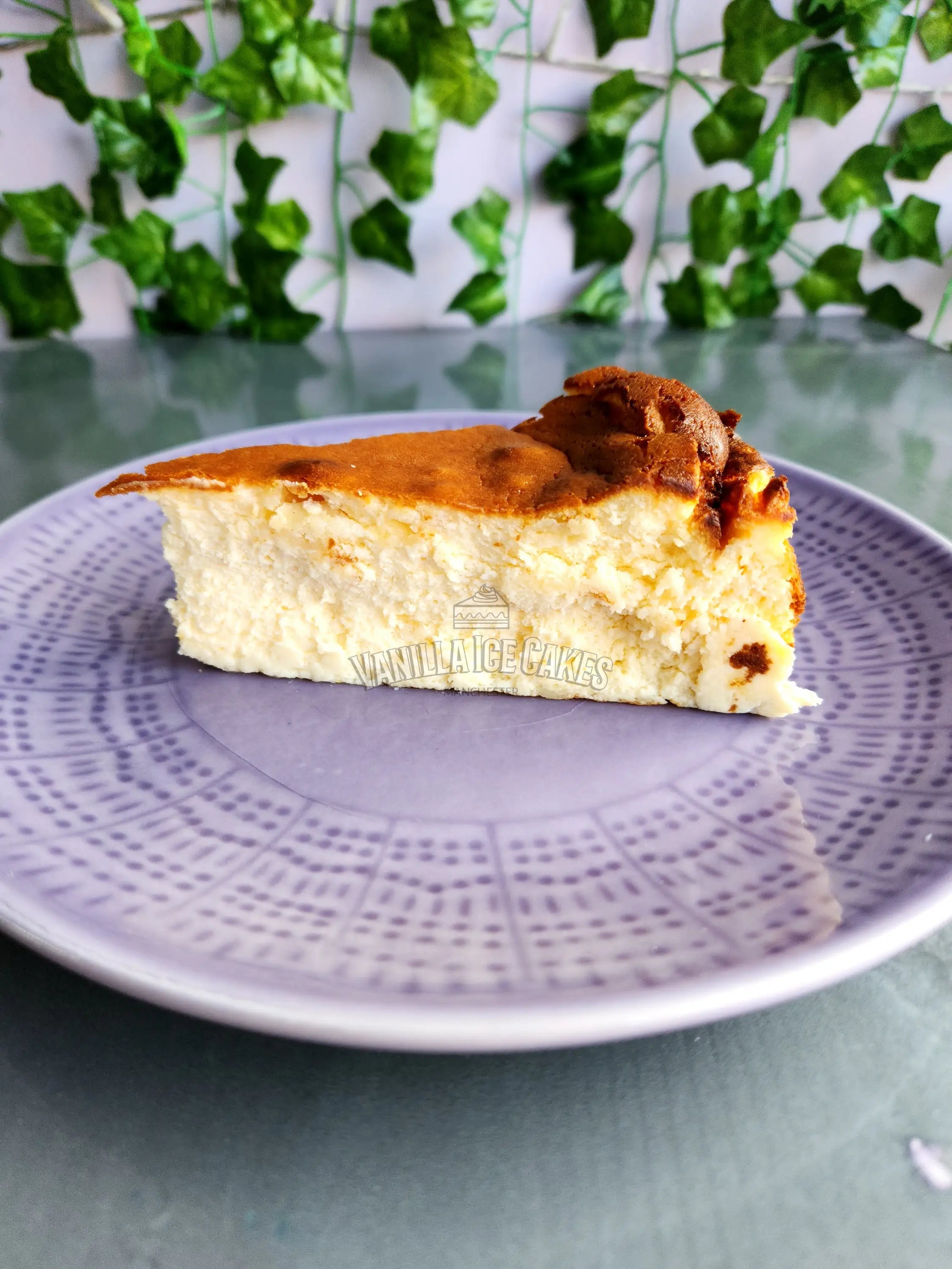San Sebastian Cheesecake Slice
