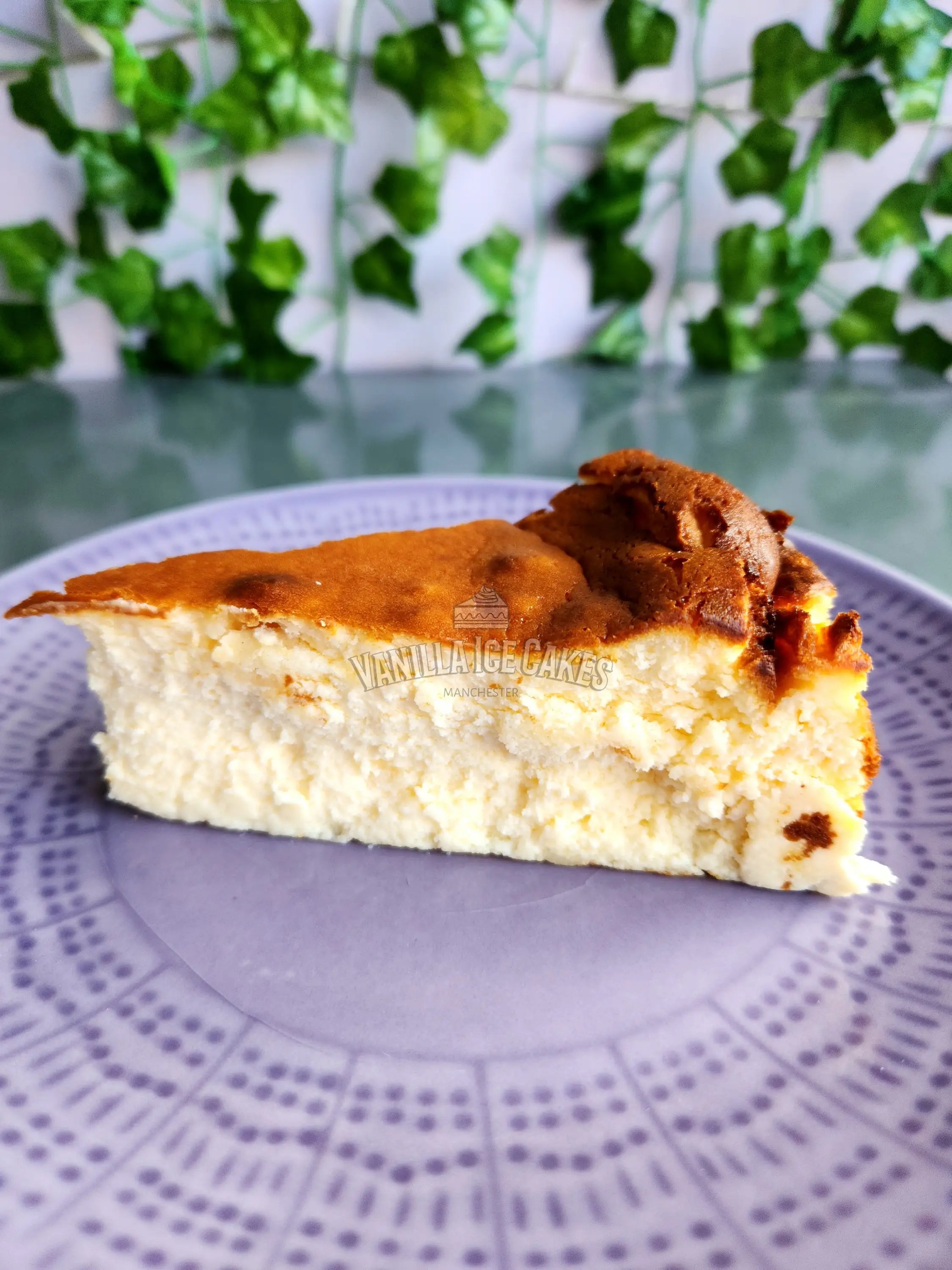 San Sebastian Cheesecake Slice