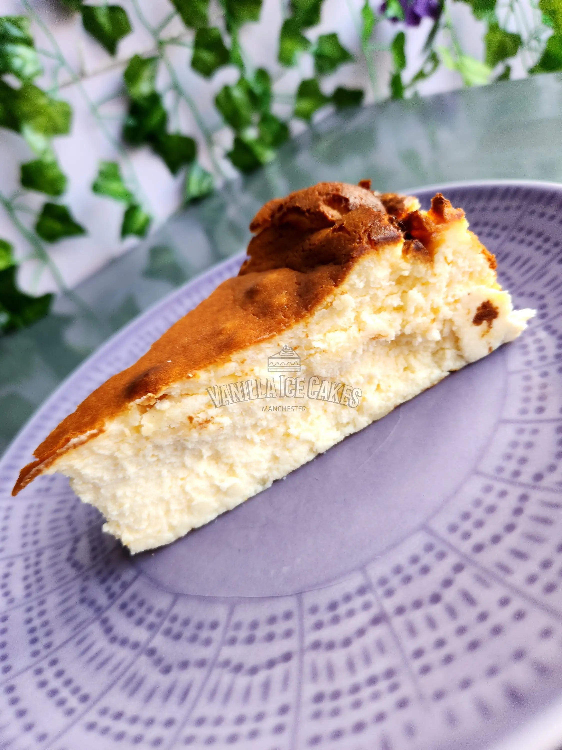 San Sebastian Cheesecake Slice