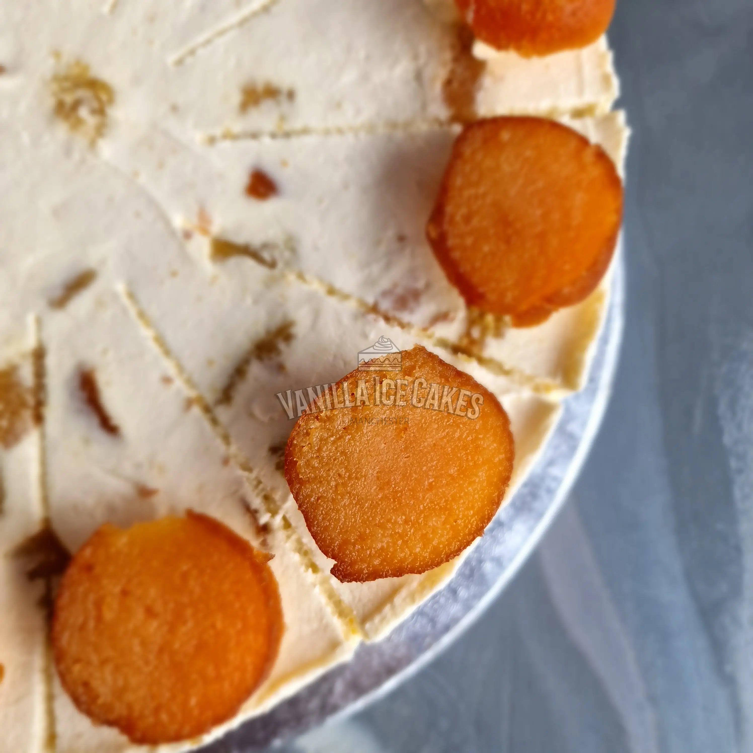 Gulab Jamun Cheesecake Slice