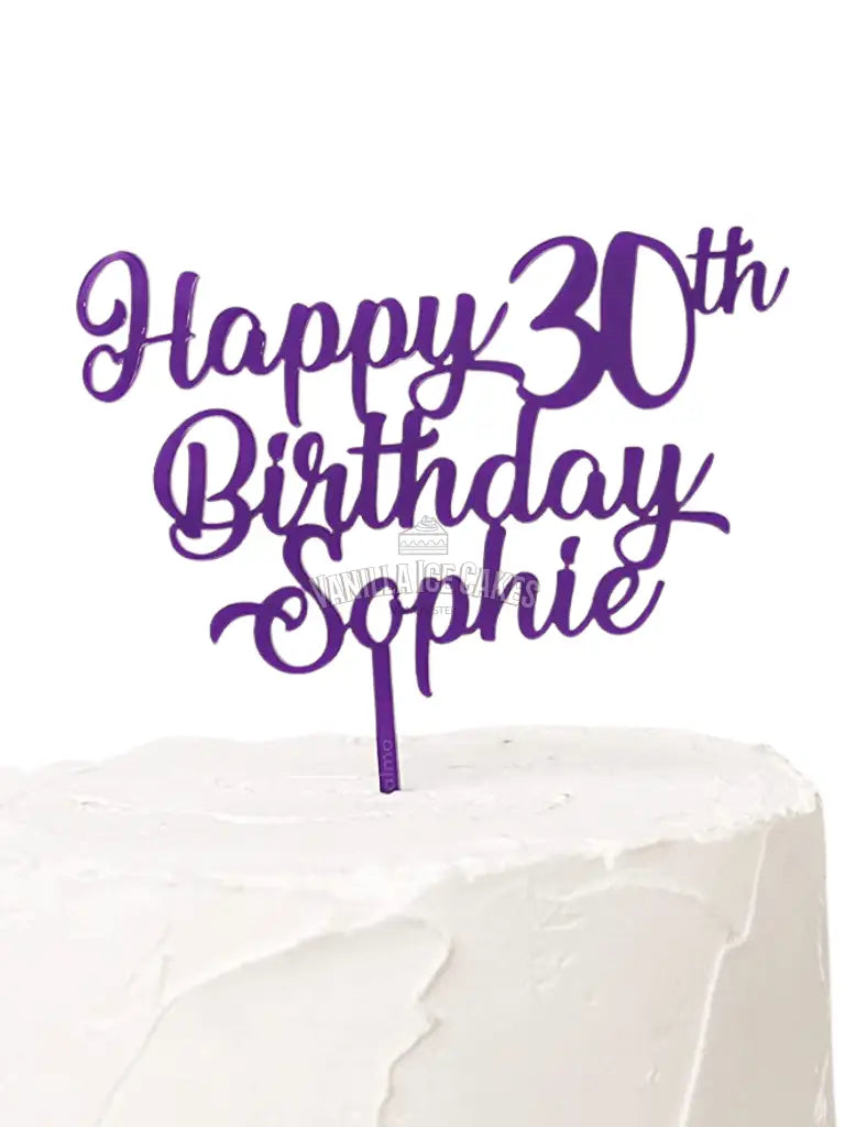 Personalised Cake Topper