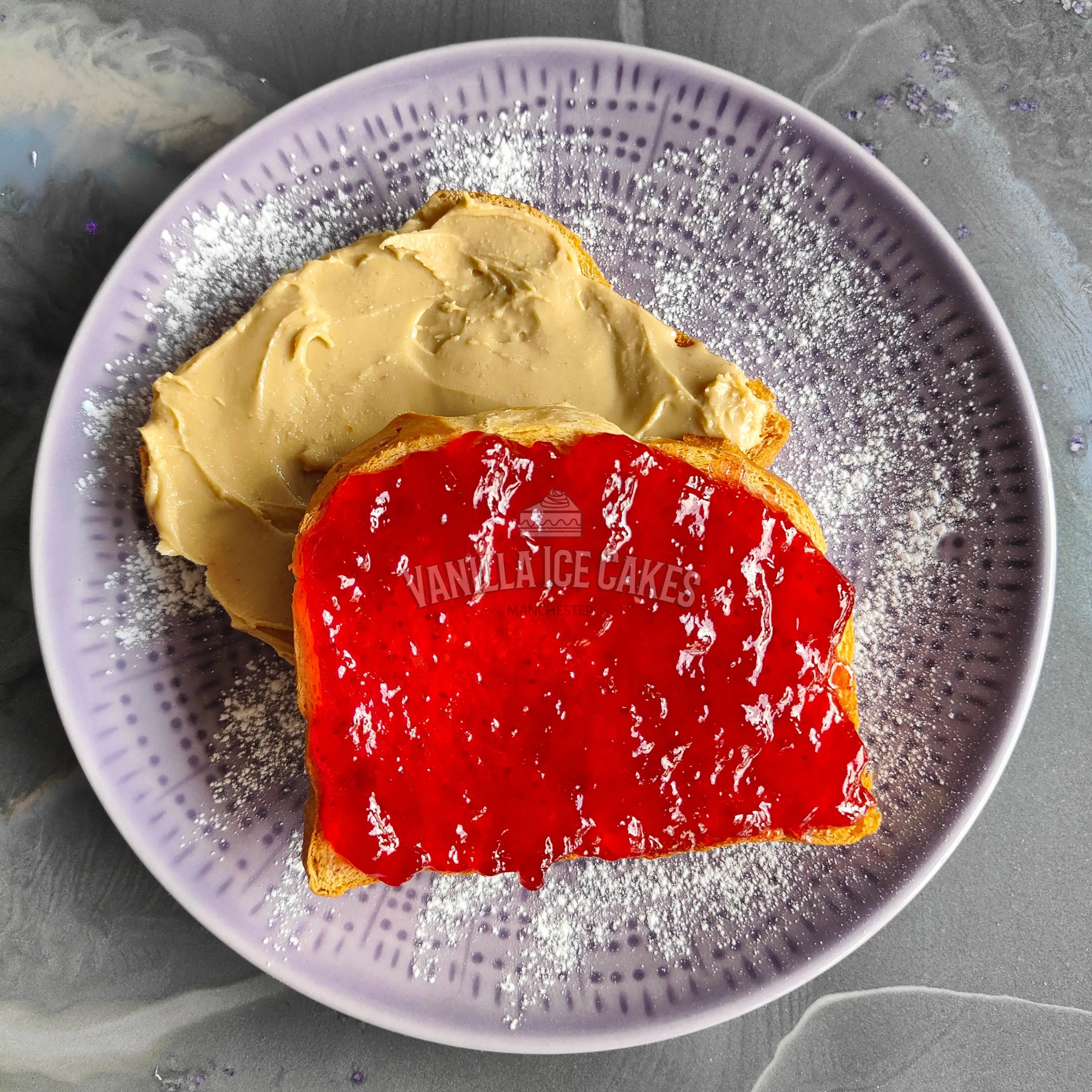 Brioche Toast - Peanut Butter & Jam