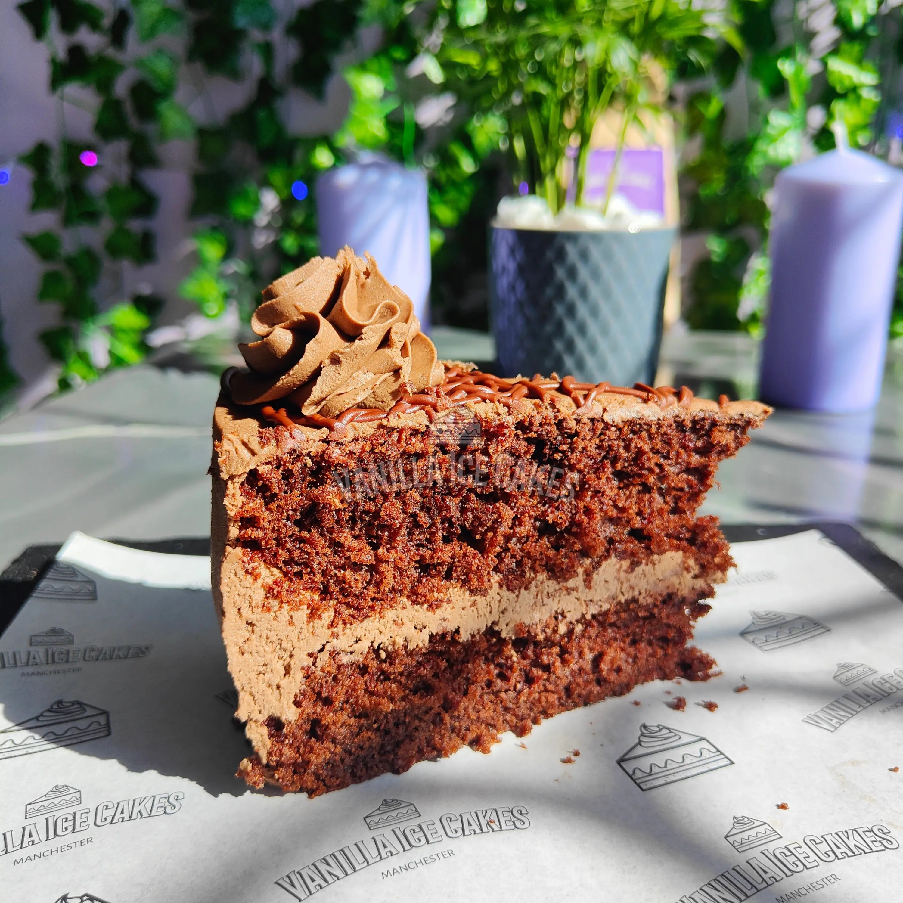 Chocolate Cake Slice