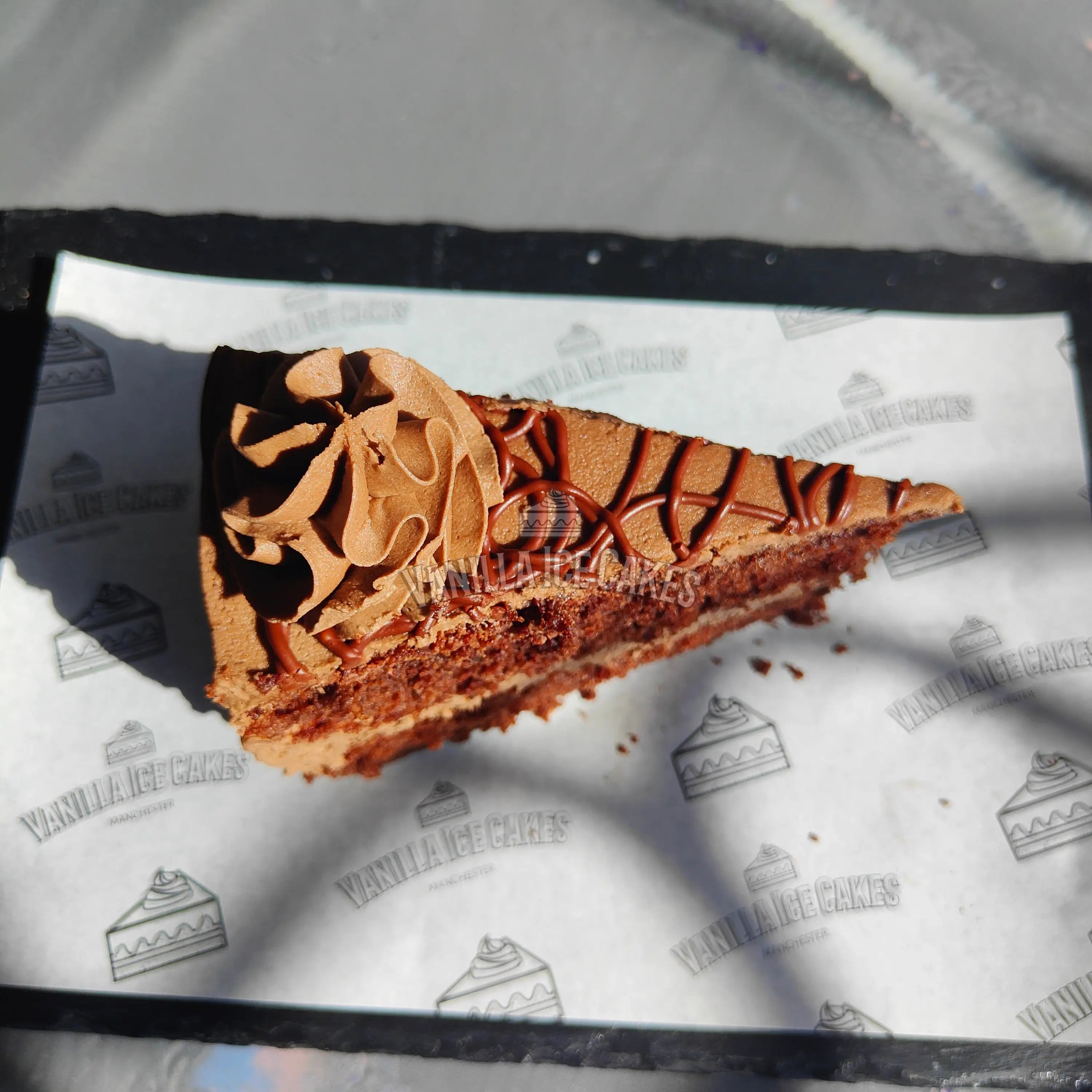 Chocolate Cake Slice