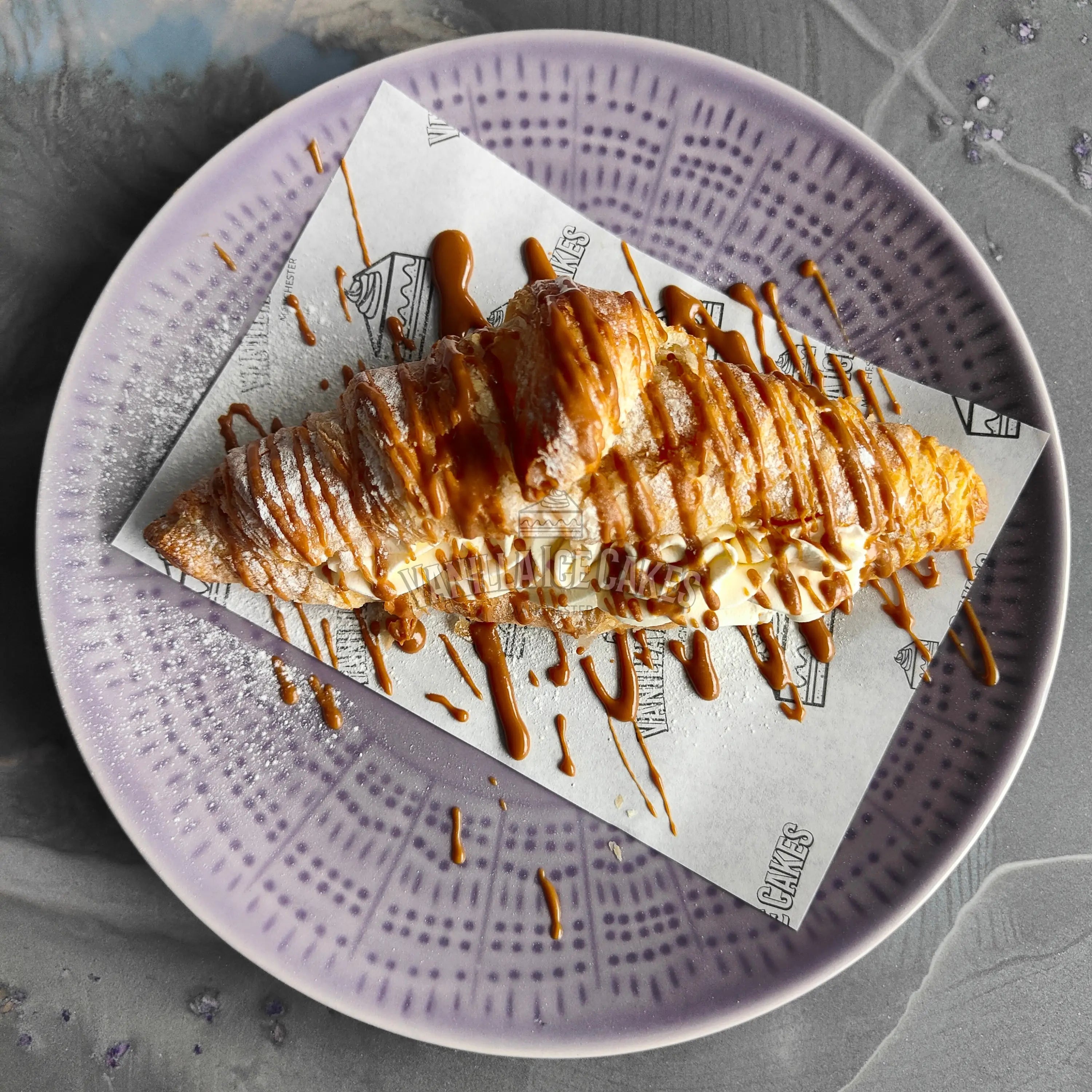 Cream Croissant - Lotus Biscoff