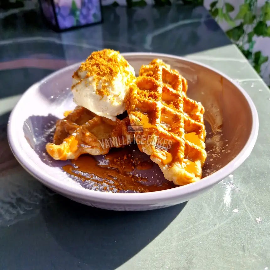 Croffles & Ice Cream - Lotus Biscoff