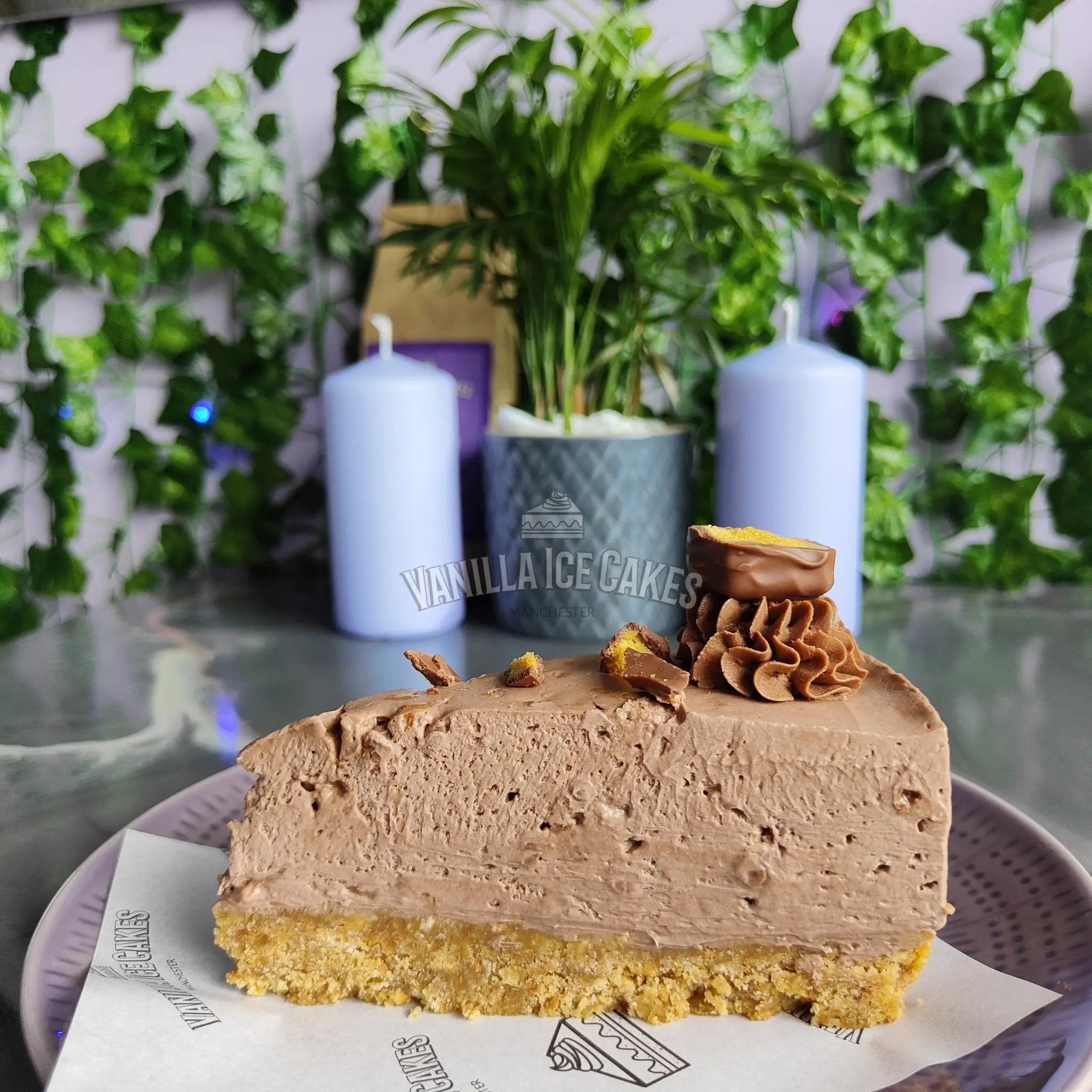 Crunchie Cheesecake Slice