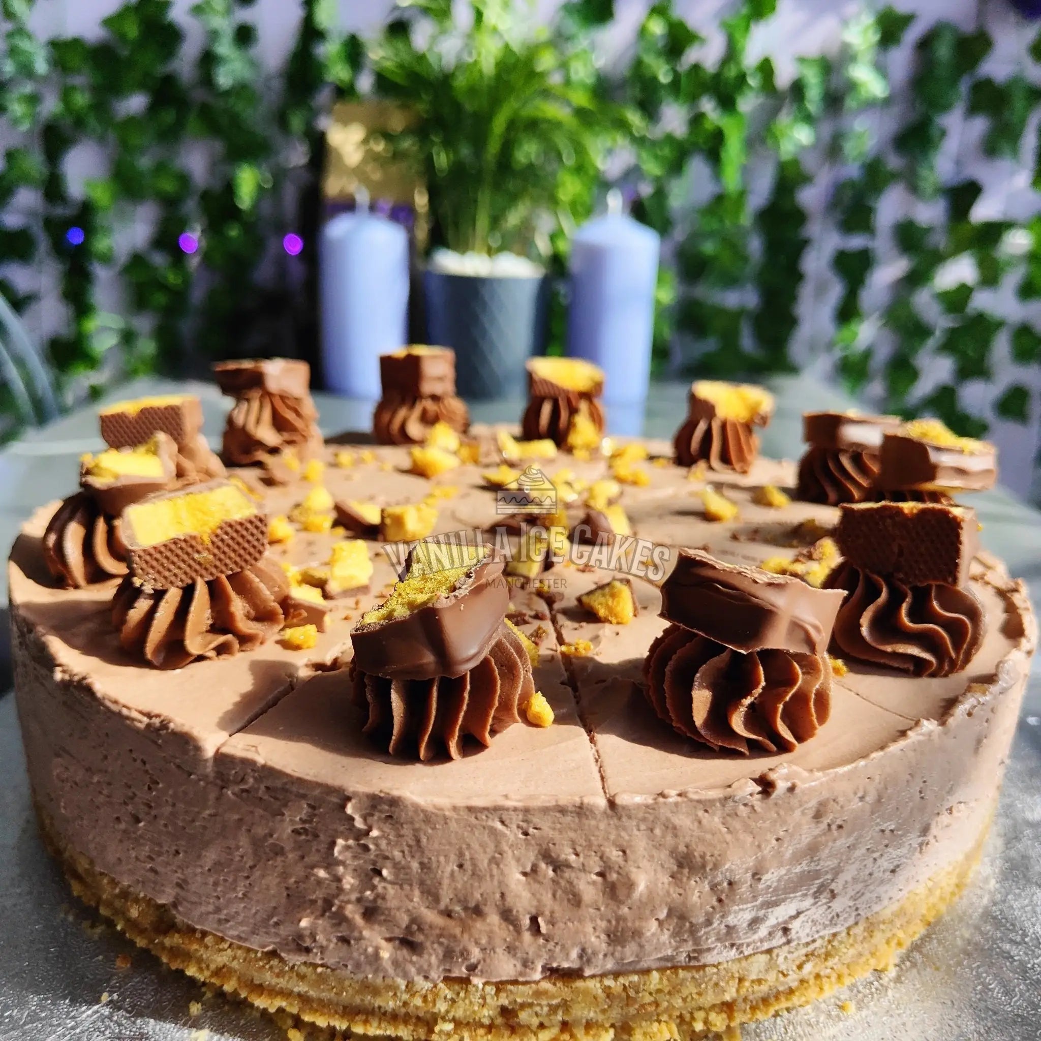 Crunchie Cheesecake Slice