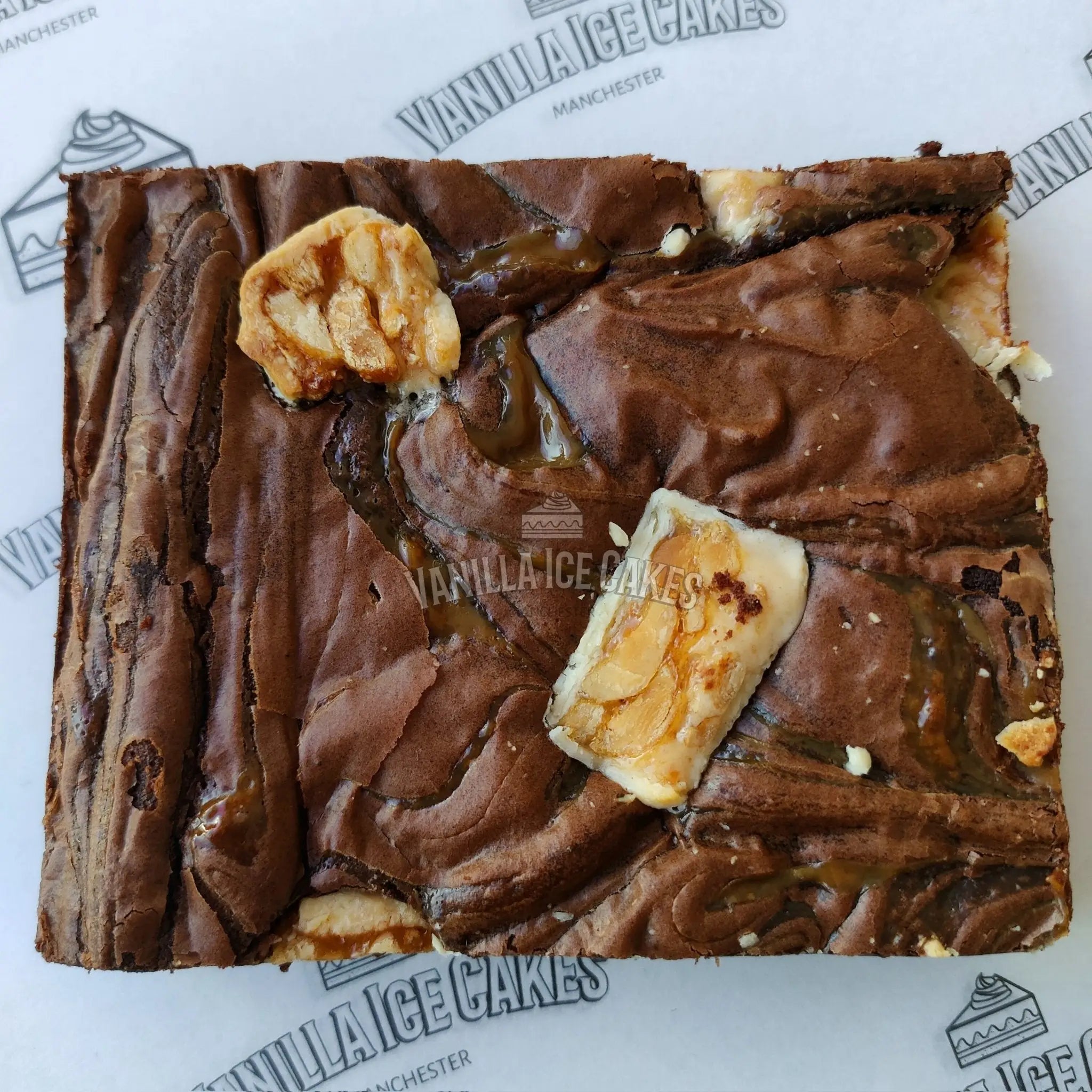 Individual Brownie - White Snickers
