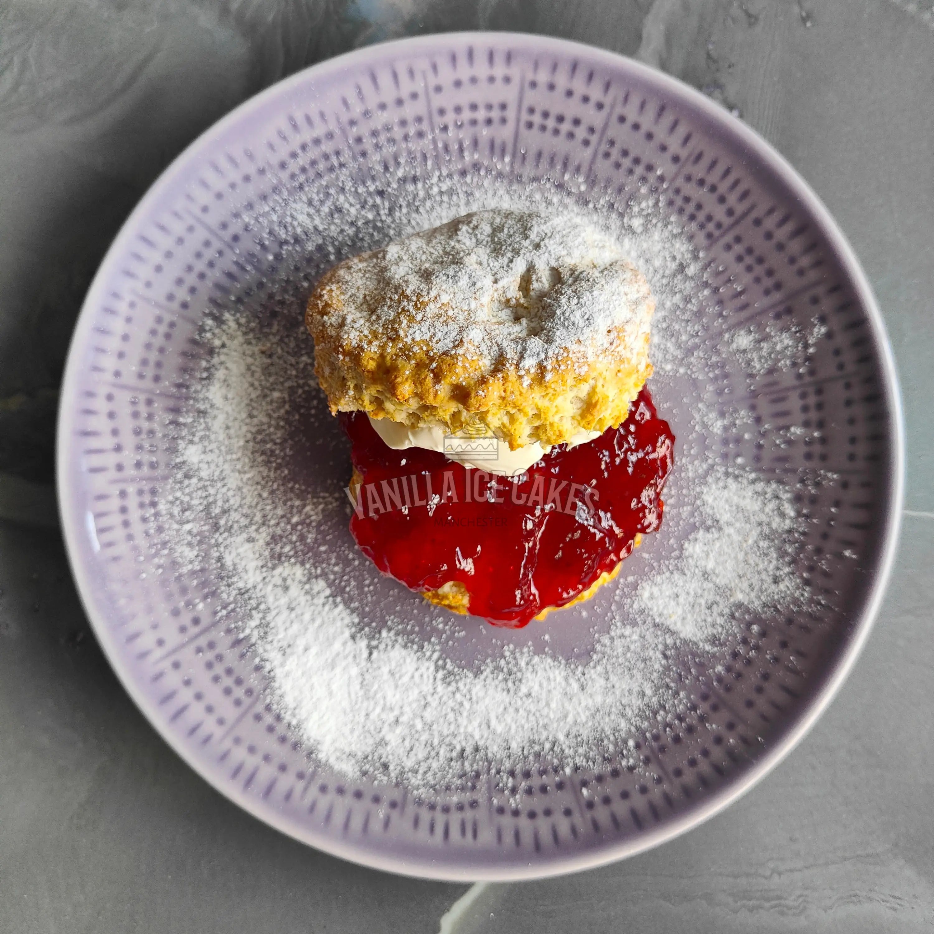 Jam & Clotted Cream Scone