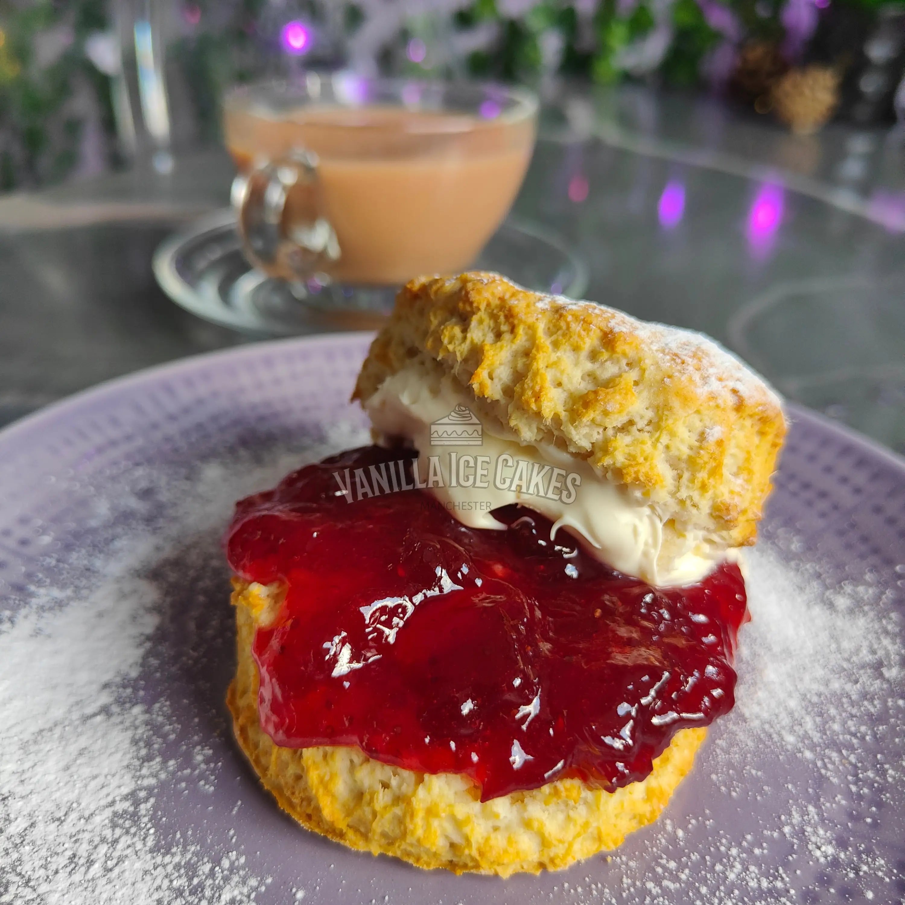 Jam & Clotted Cream Scone