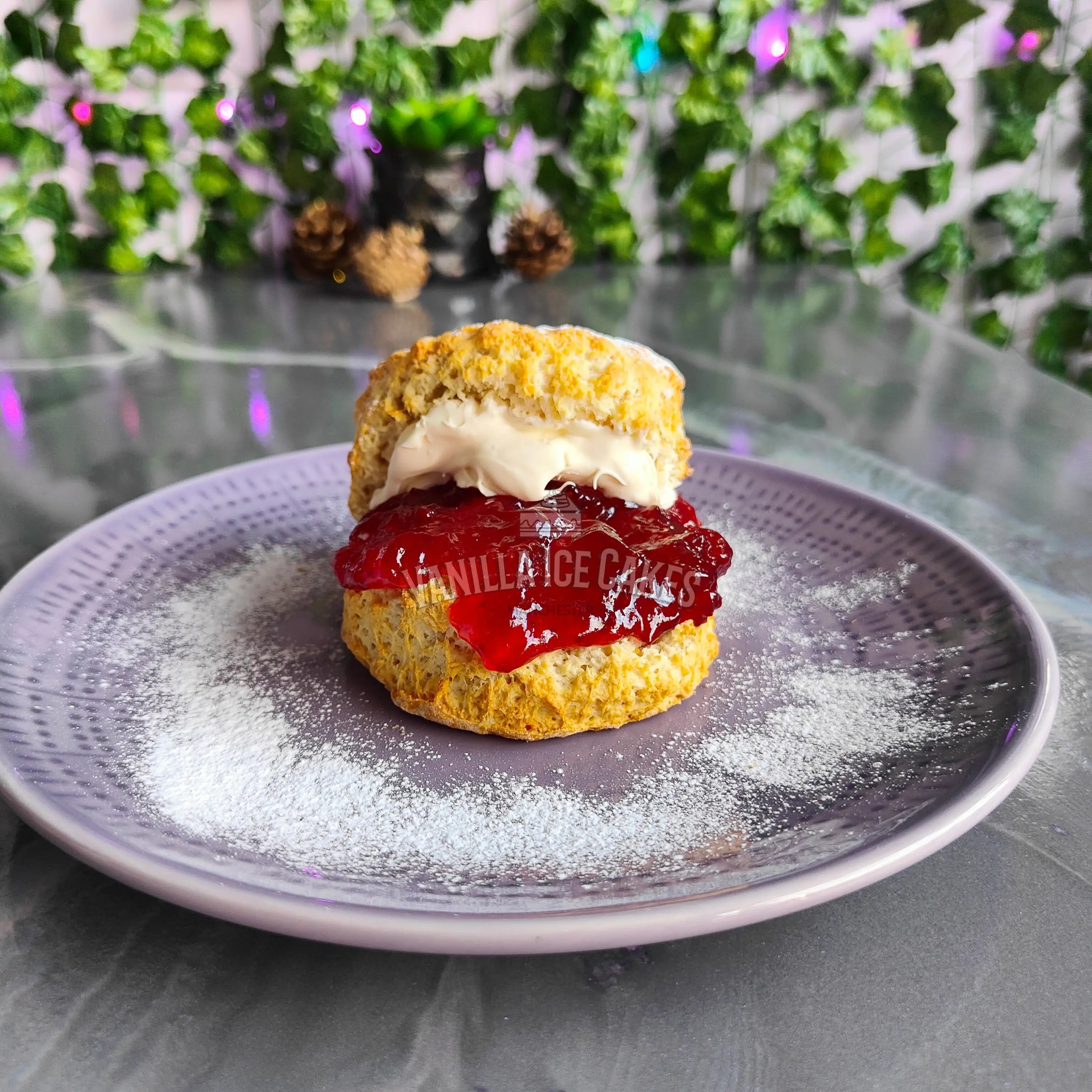 Jam & Clotted Cream Scone
