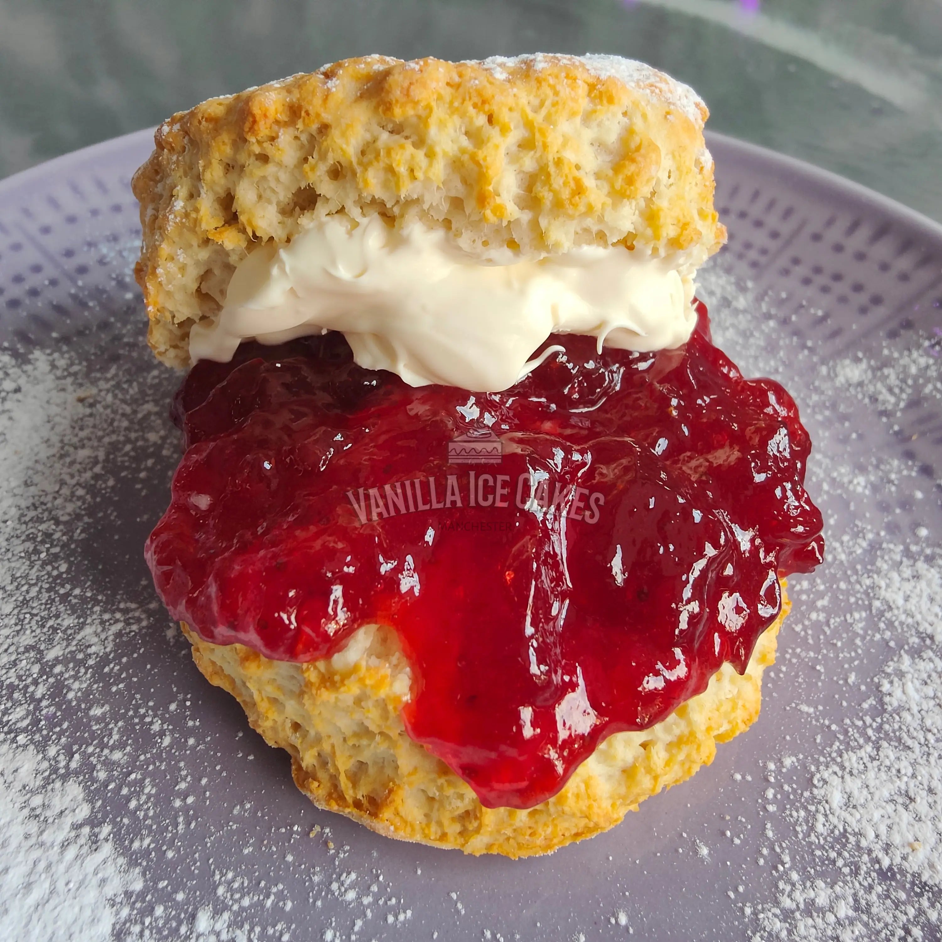Jam & Clotted Cream Scone