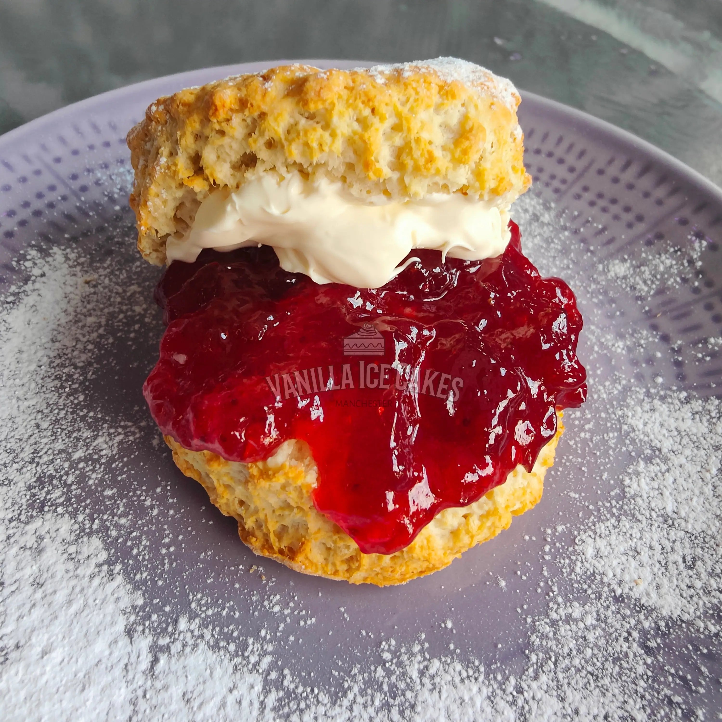 Jam & Clotted Cream Scone