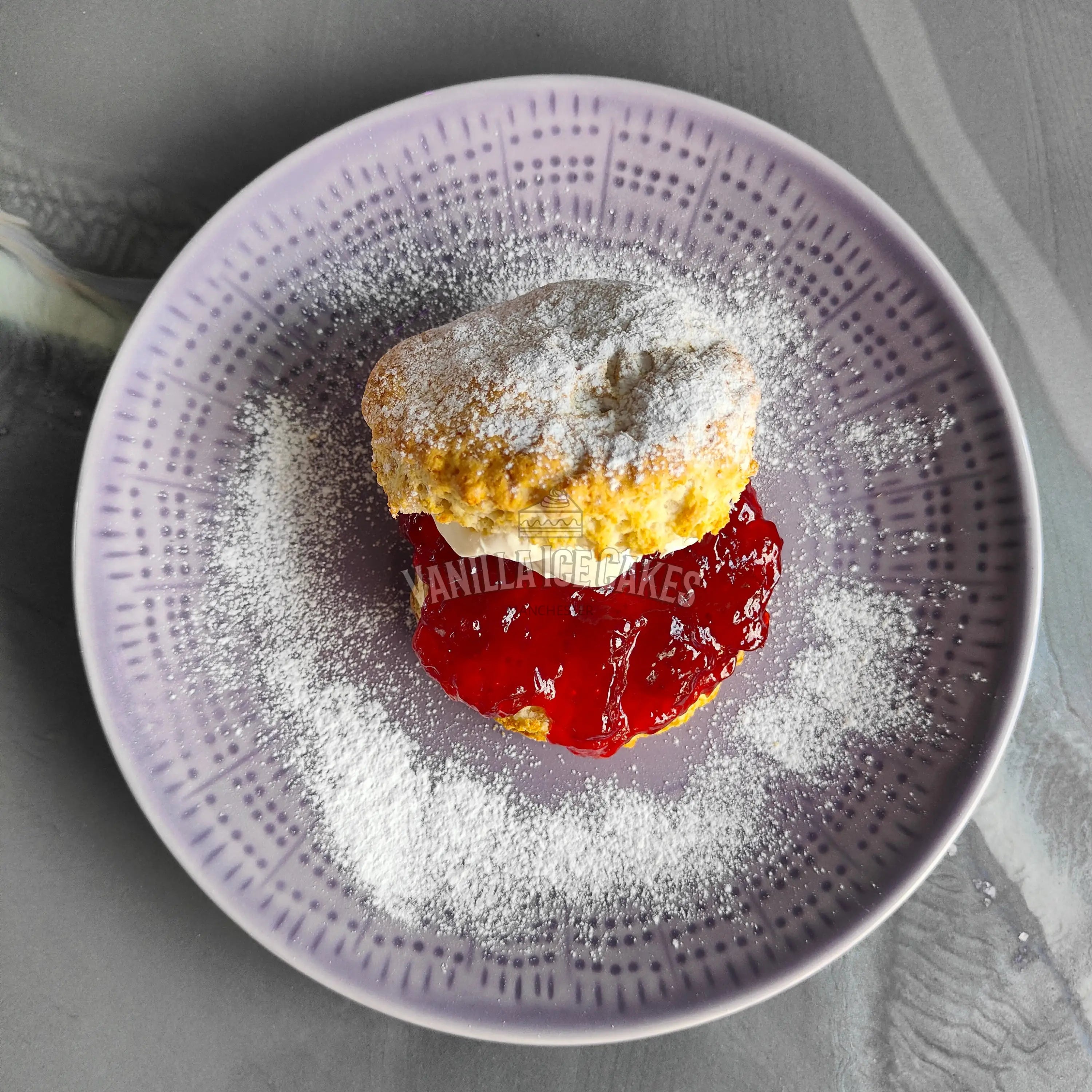 Jam & Clotted Cream Scone