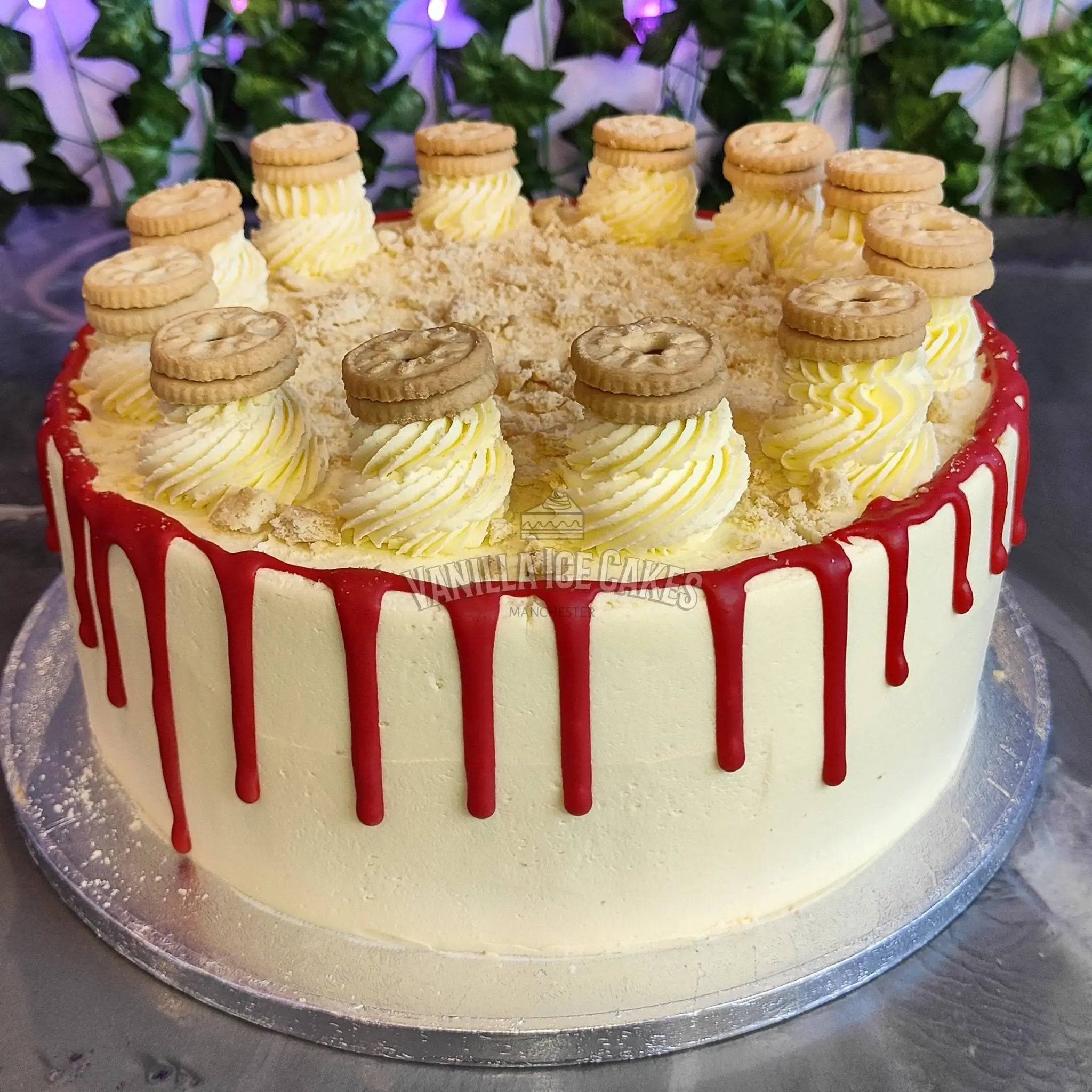 Jammie Dodger Cake Slice