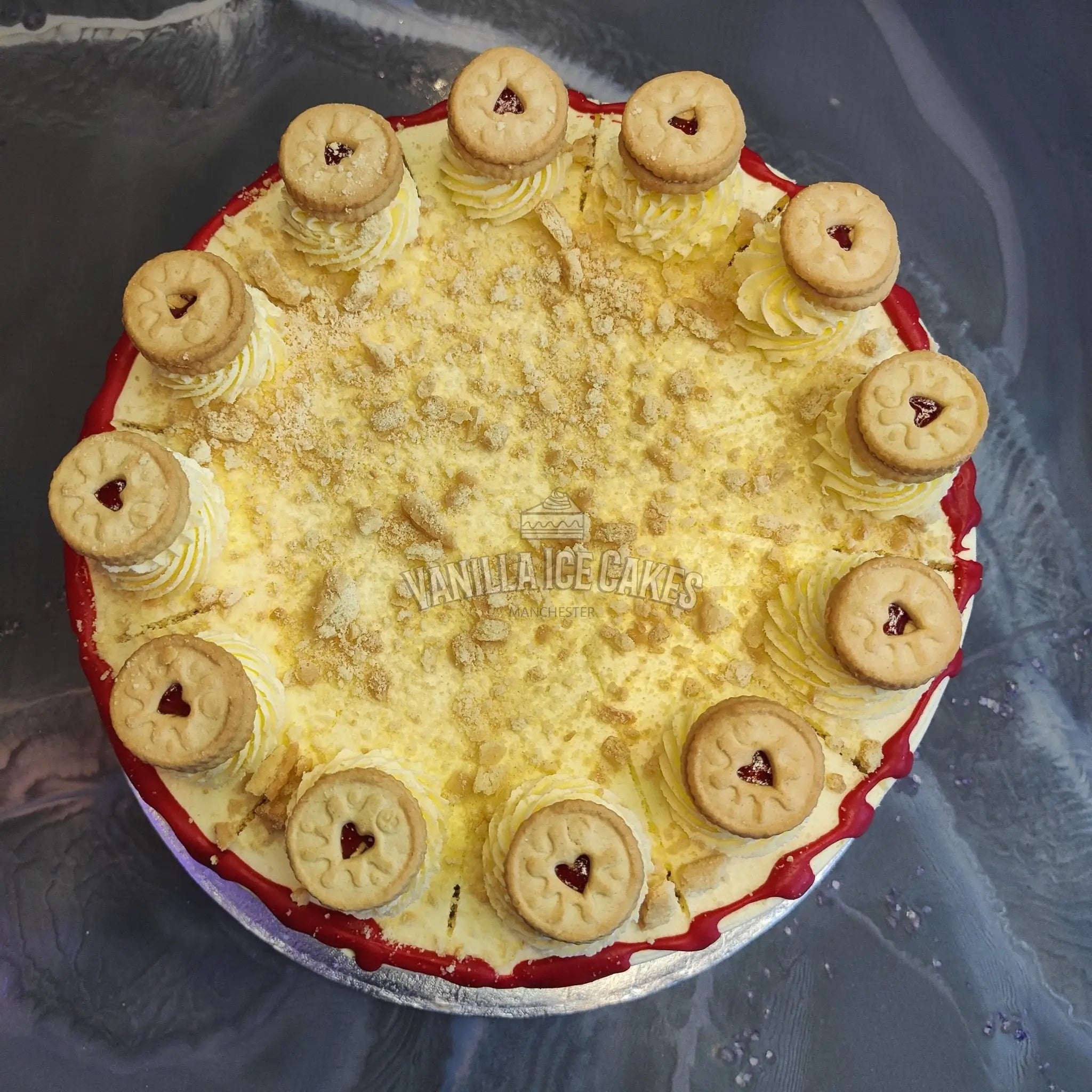 Jammie Dodger Celebration Cake