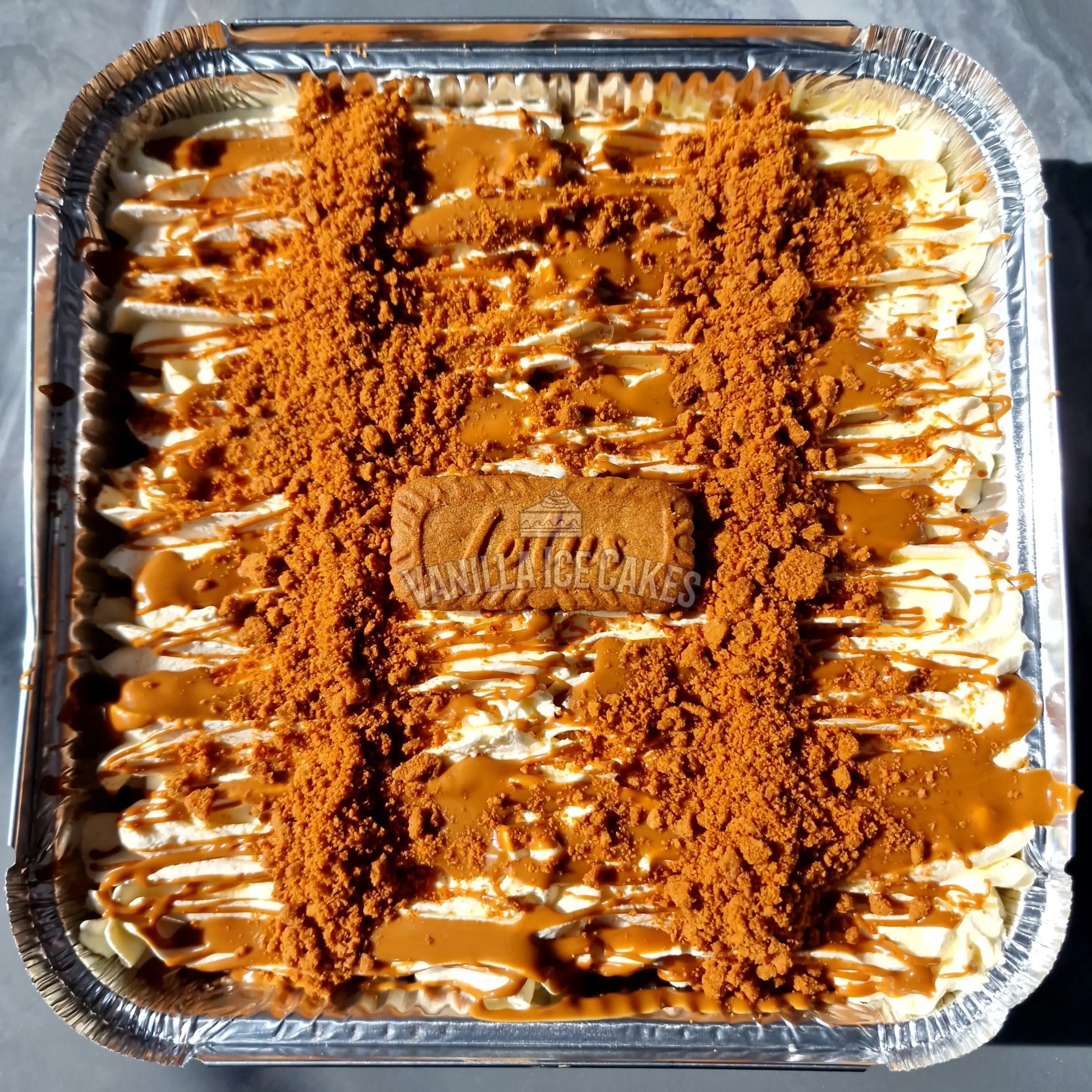 Lotus Milk Cake Tray