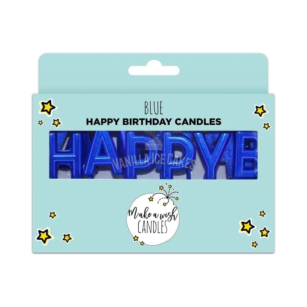 Happy Birthday Candles (Blue)