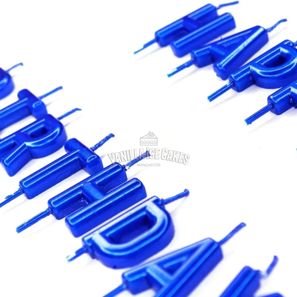 Happy Birthday Candles (Blue)