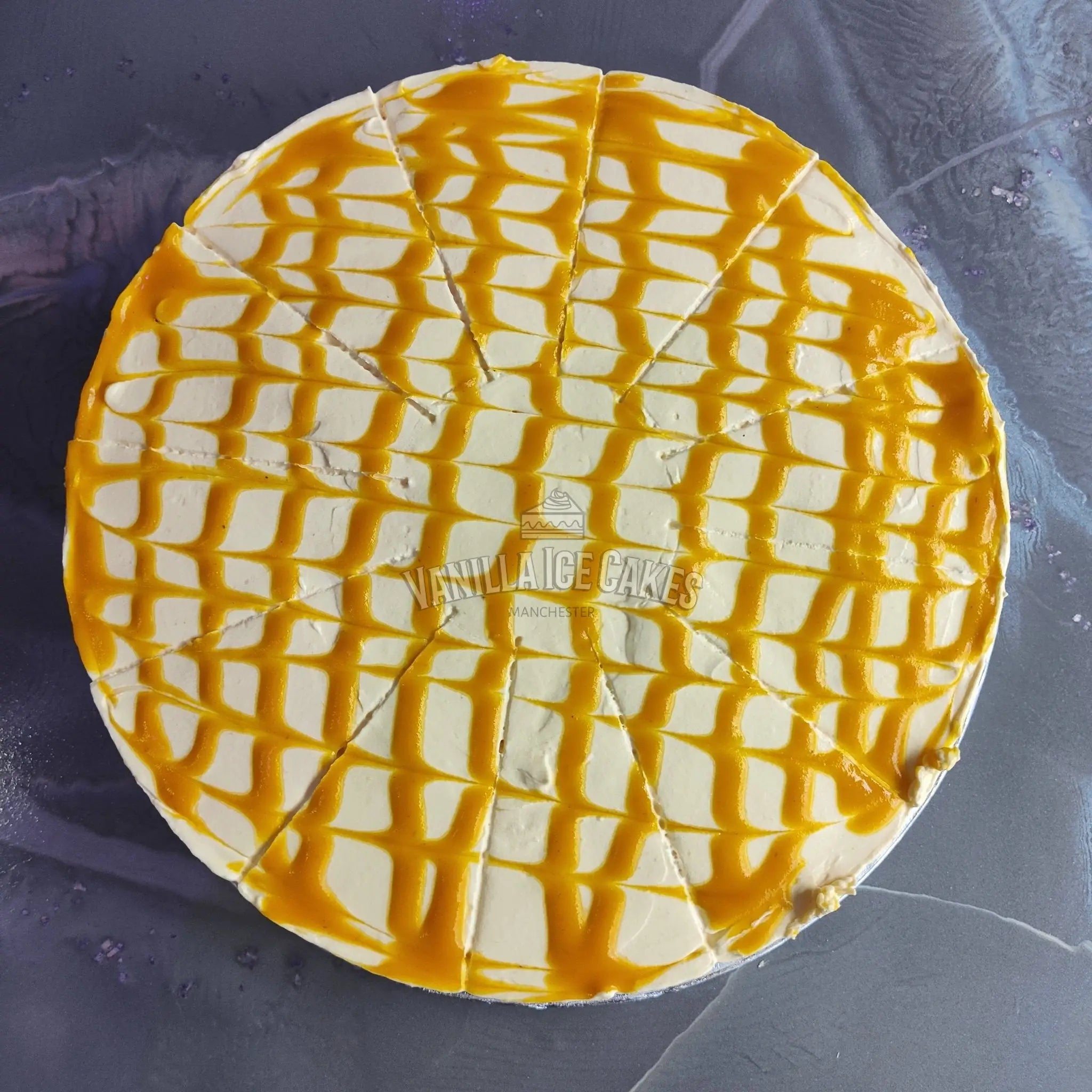Mango Cheesecake Slice