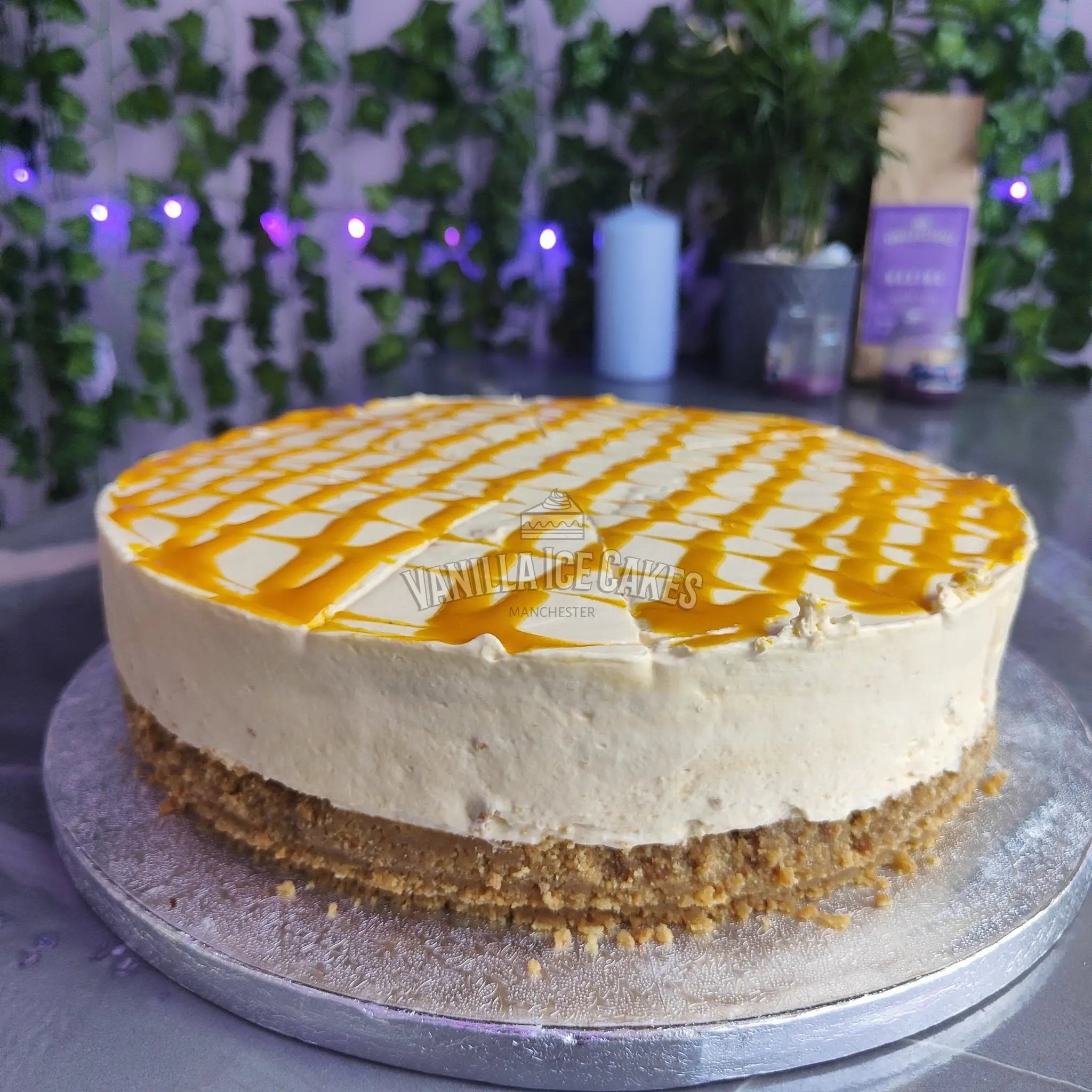 Mango Cheesecake Slice