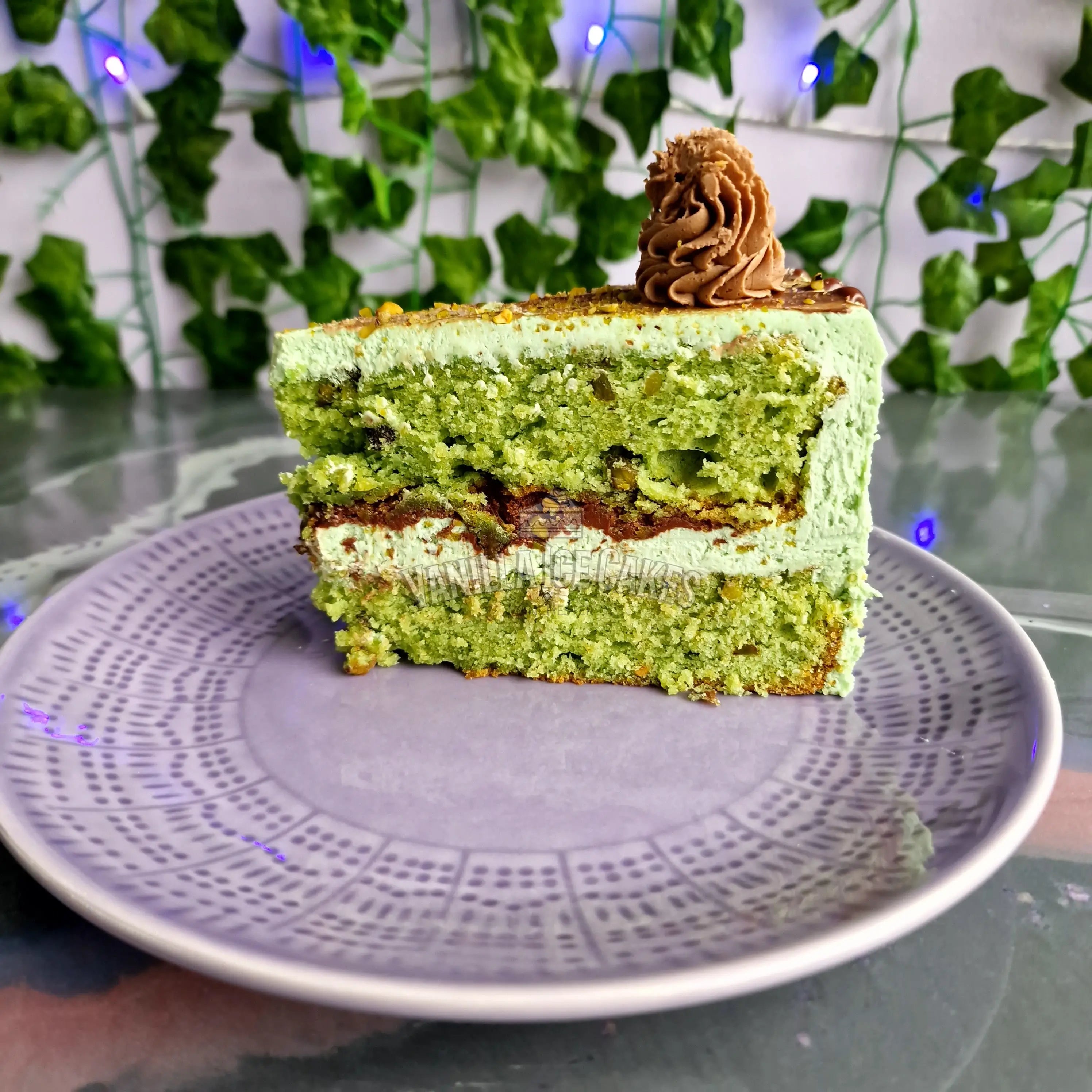 Nutella & Pistachio Celebration Cake