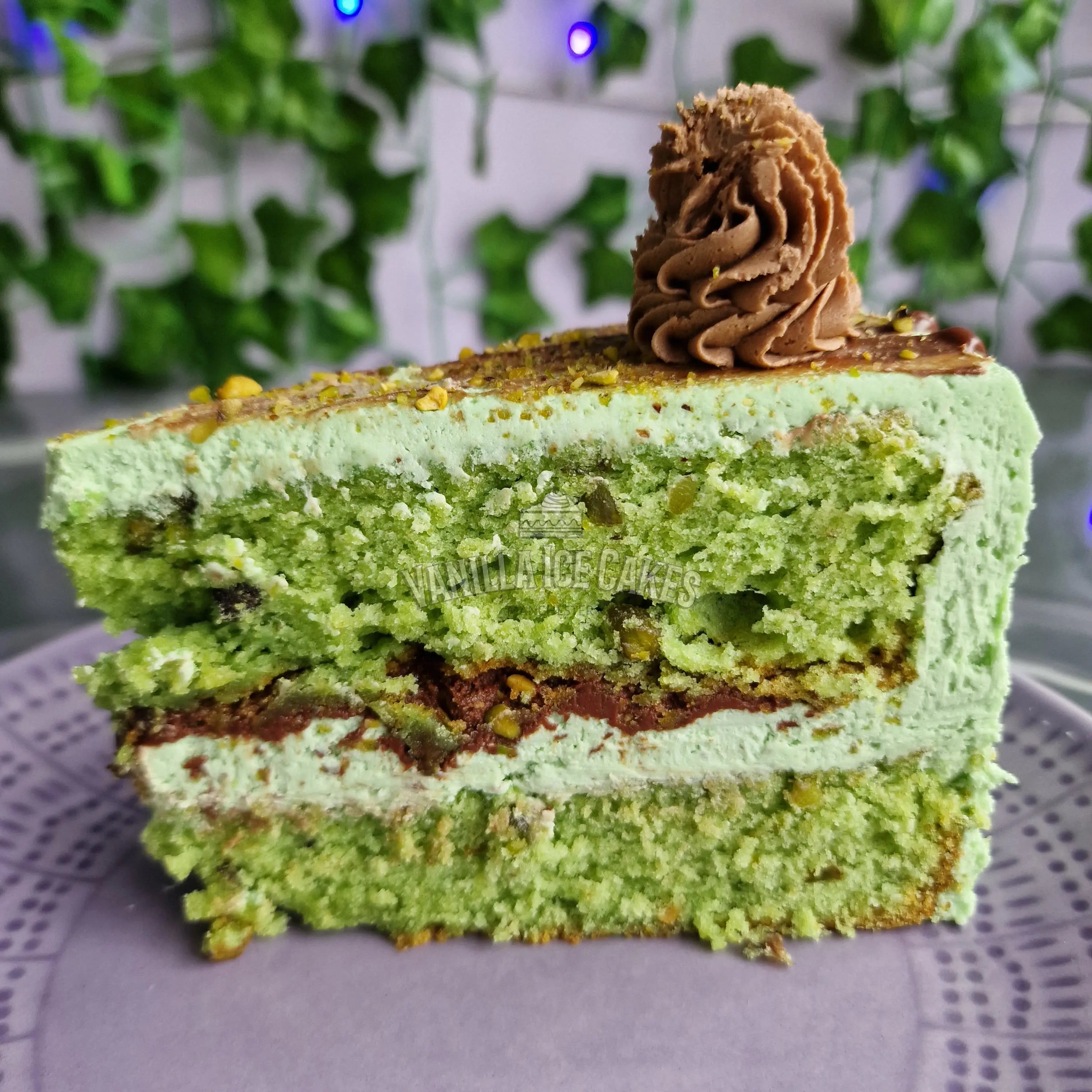 Nutella & Pistachio Celebration Cake