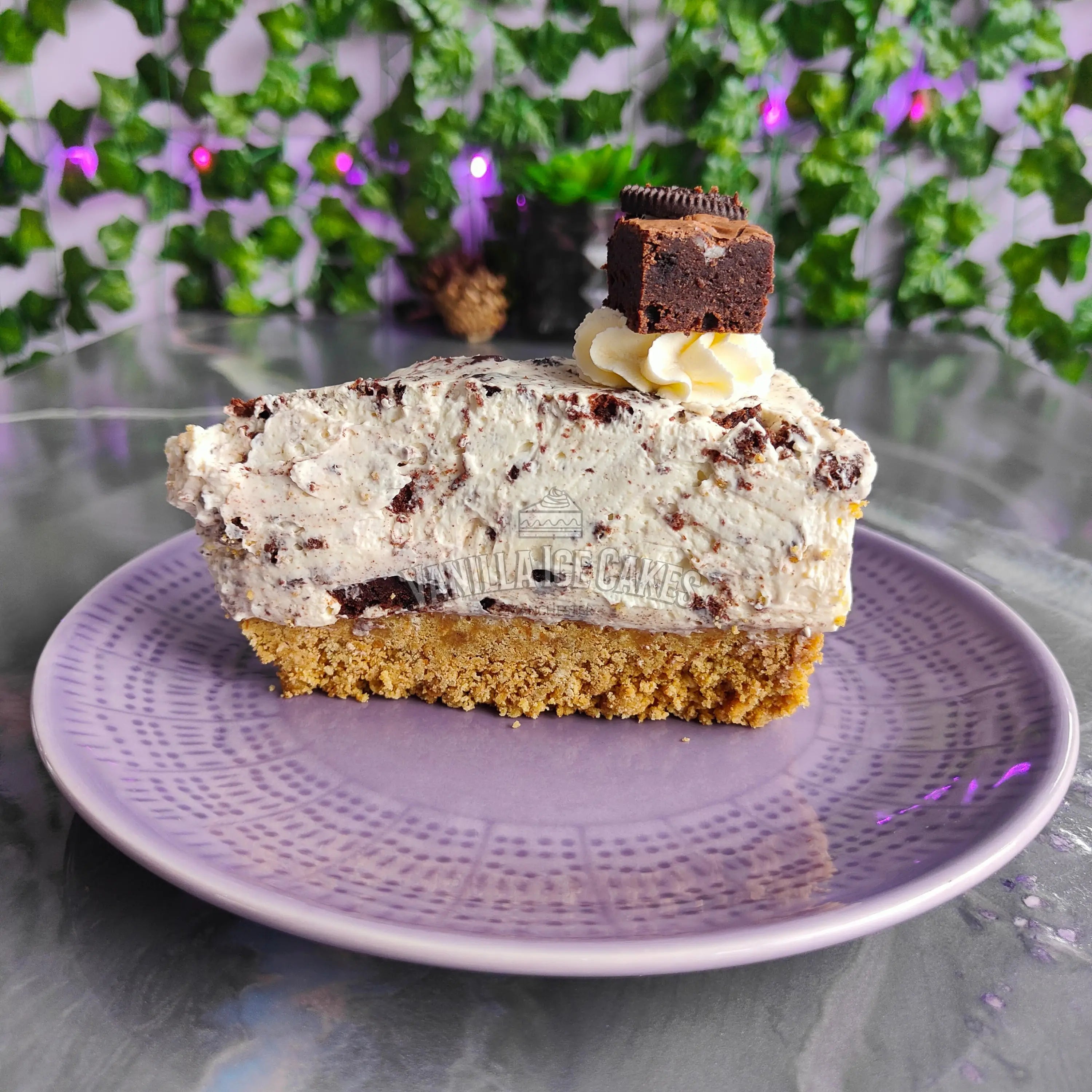 Oreo Brownie Cheesecake Slice