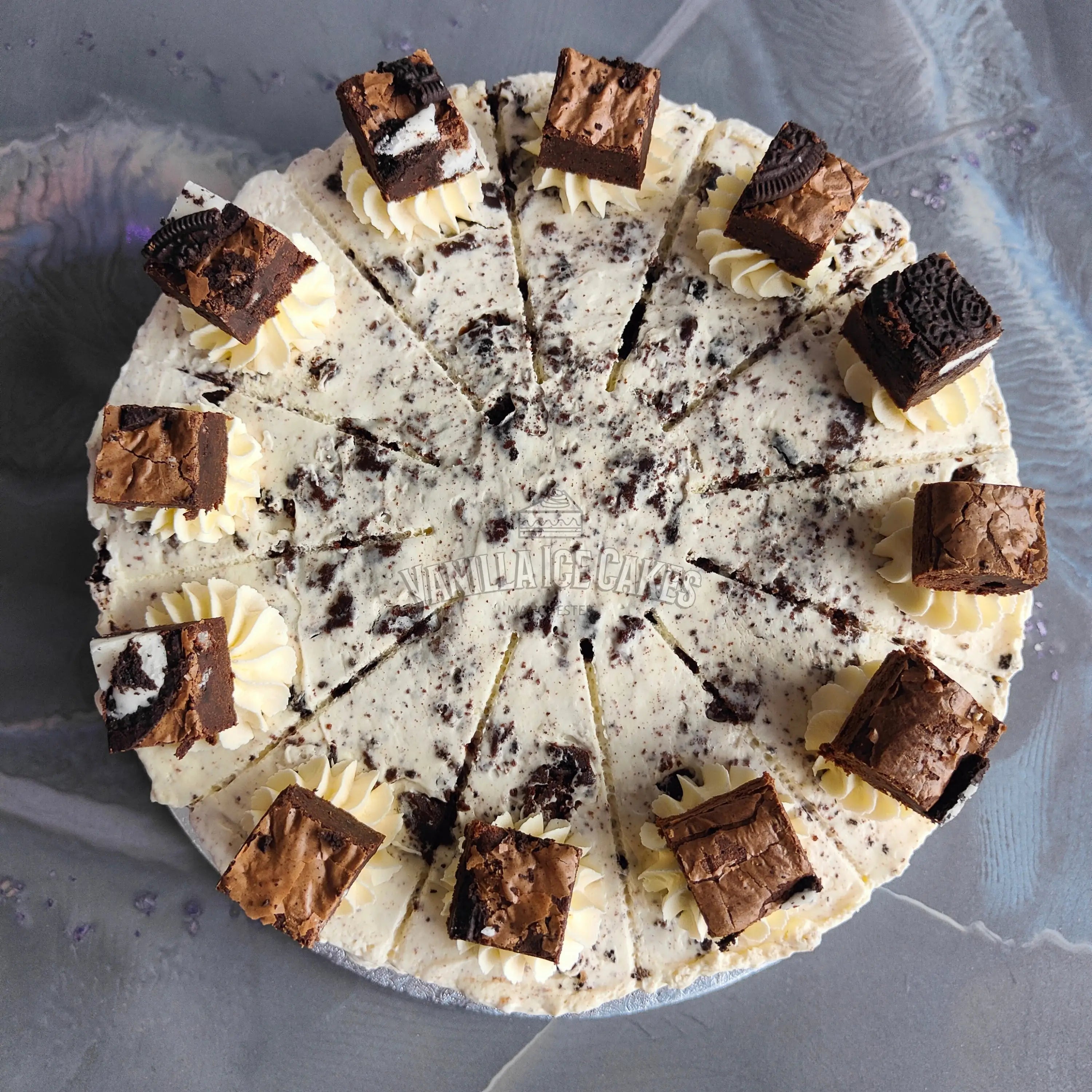Oreo Brownie Cheesecake Slice
