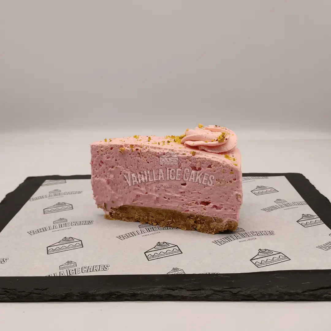 Rose & Pistachio Cheesecake Slice