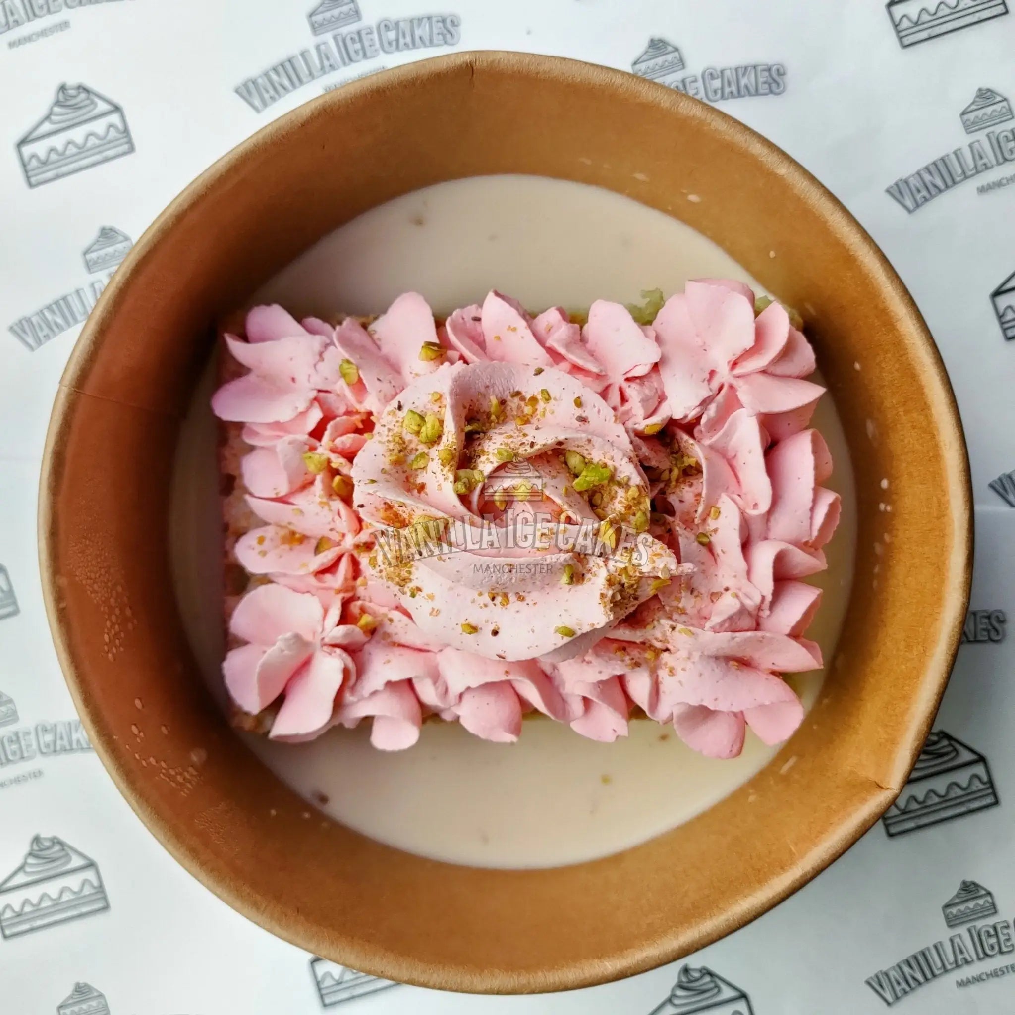 Rose & Pistachio Milk Cake