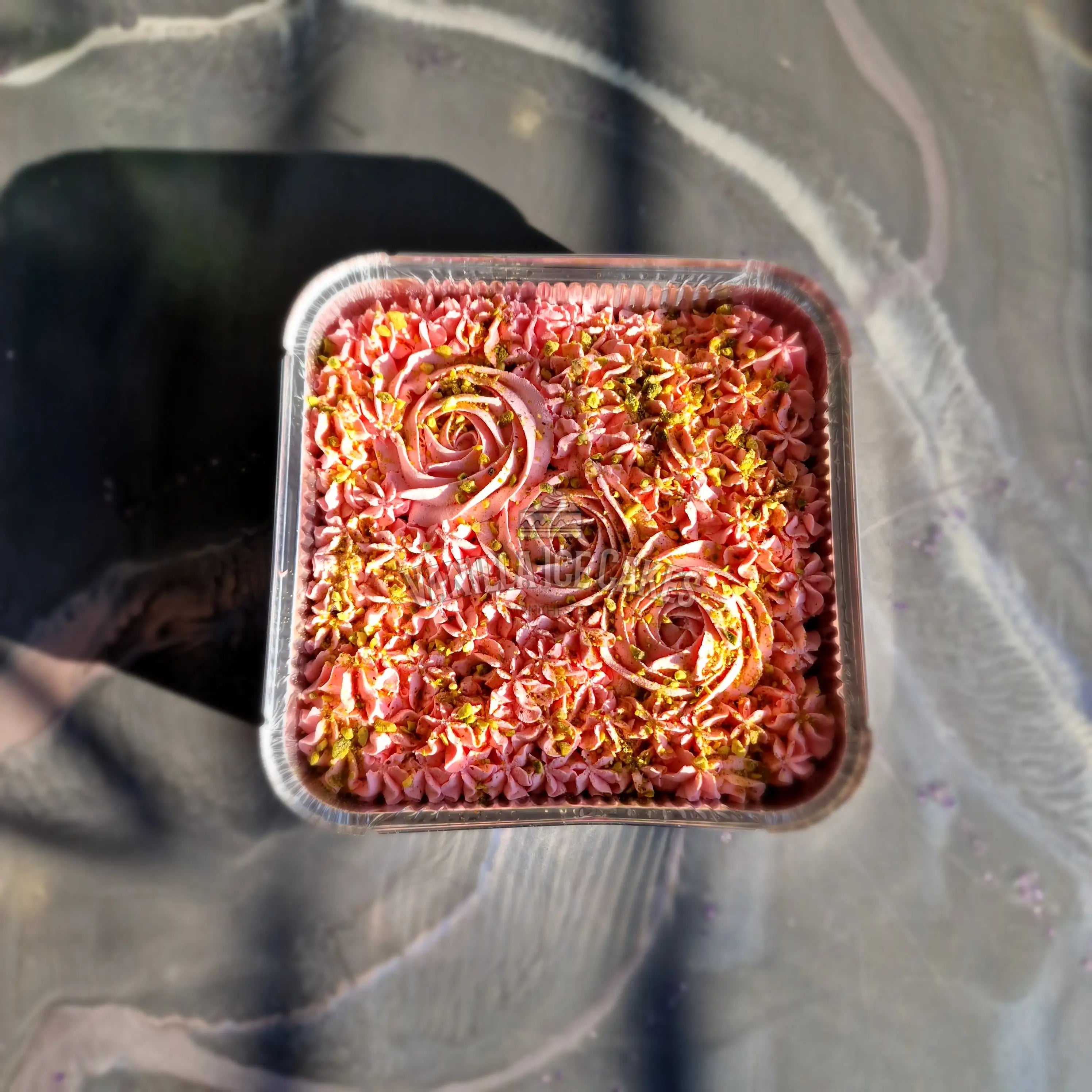 Rose & Pistachio Milk Cake Tray