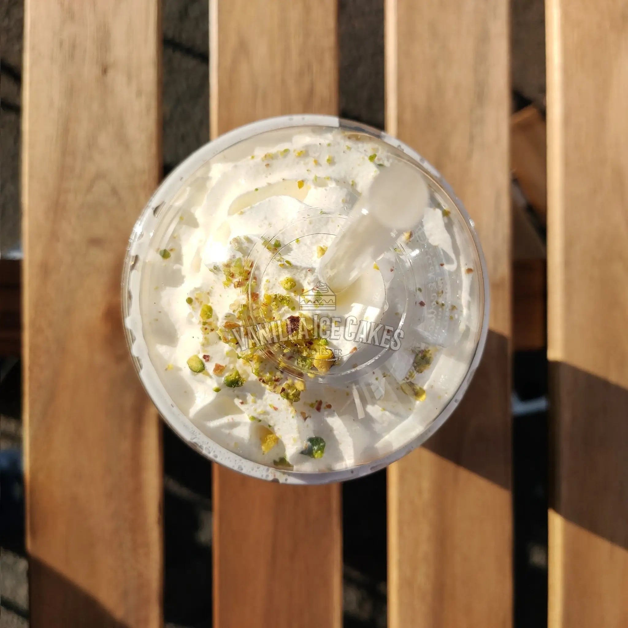 White Chocolate & Pistachio Cake Shake