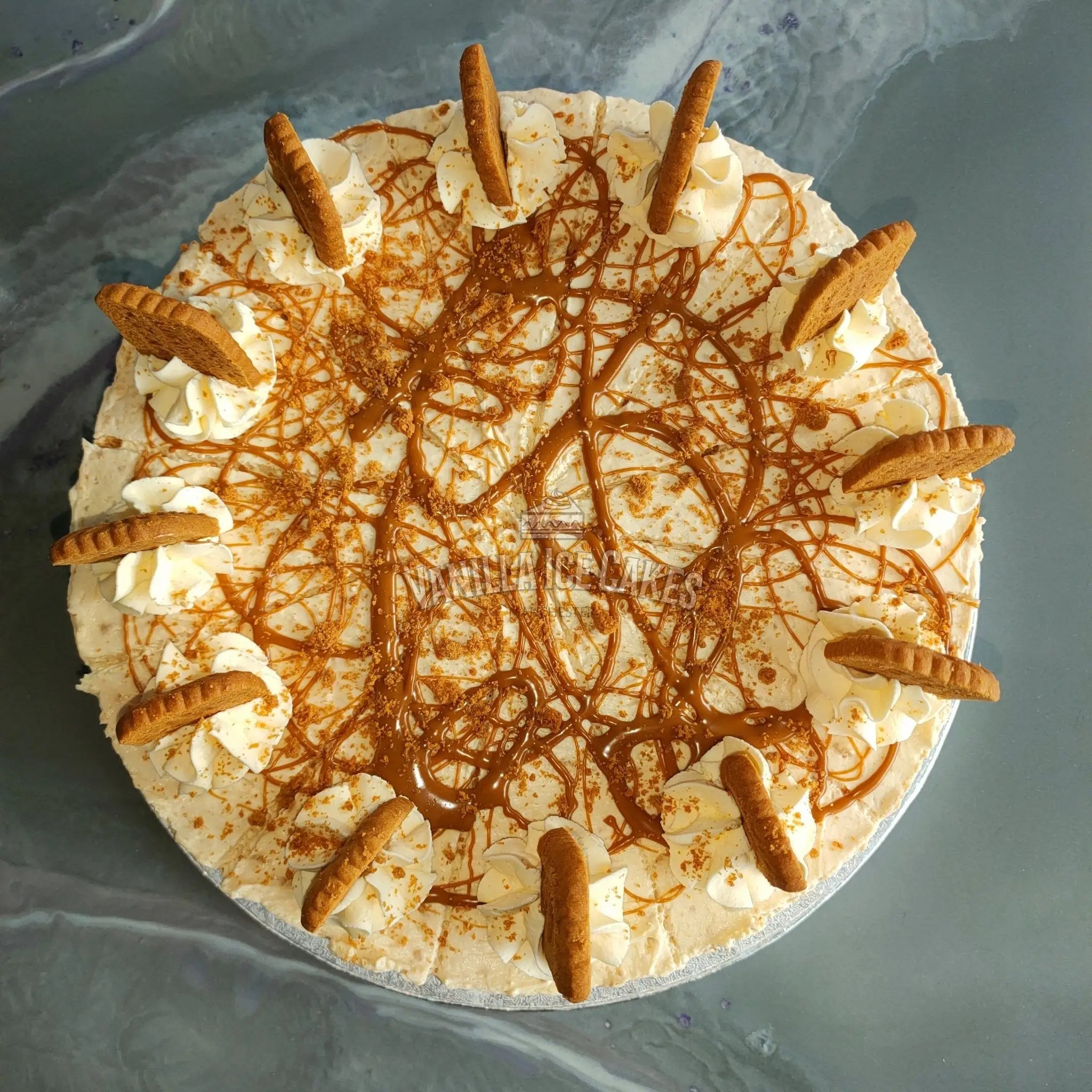 Lotus Biscoff Cheesecake Slice