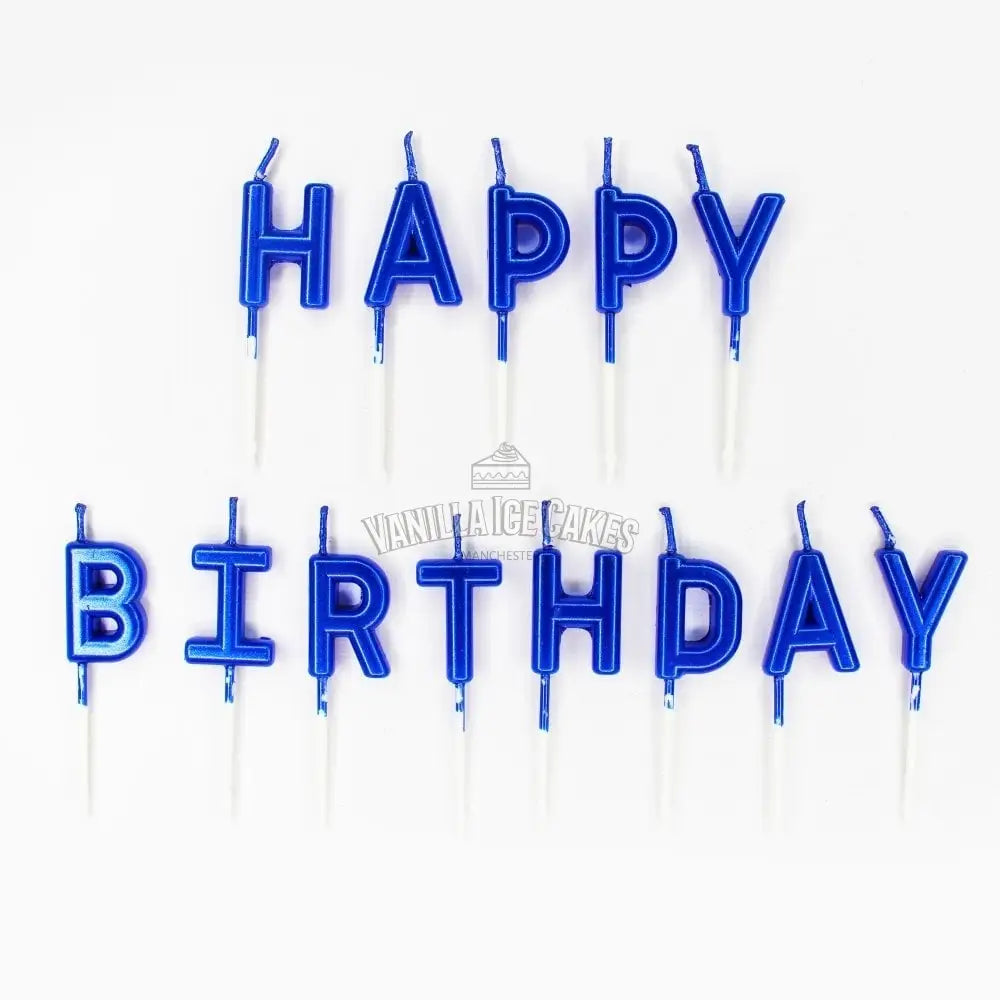 Happy Birthday Candles (Blue)