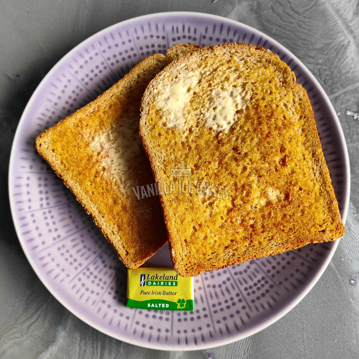 Vanilla Ice Cakes - Toast