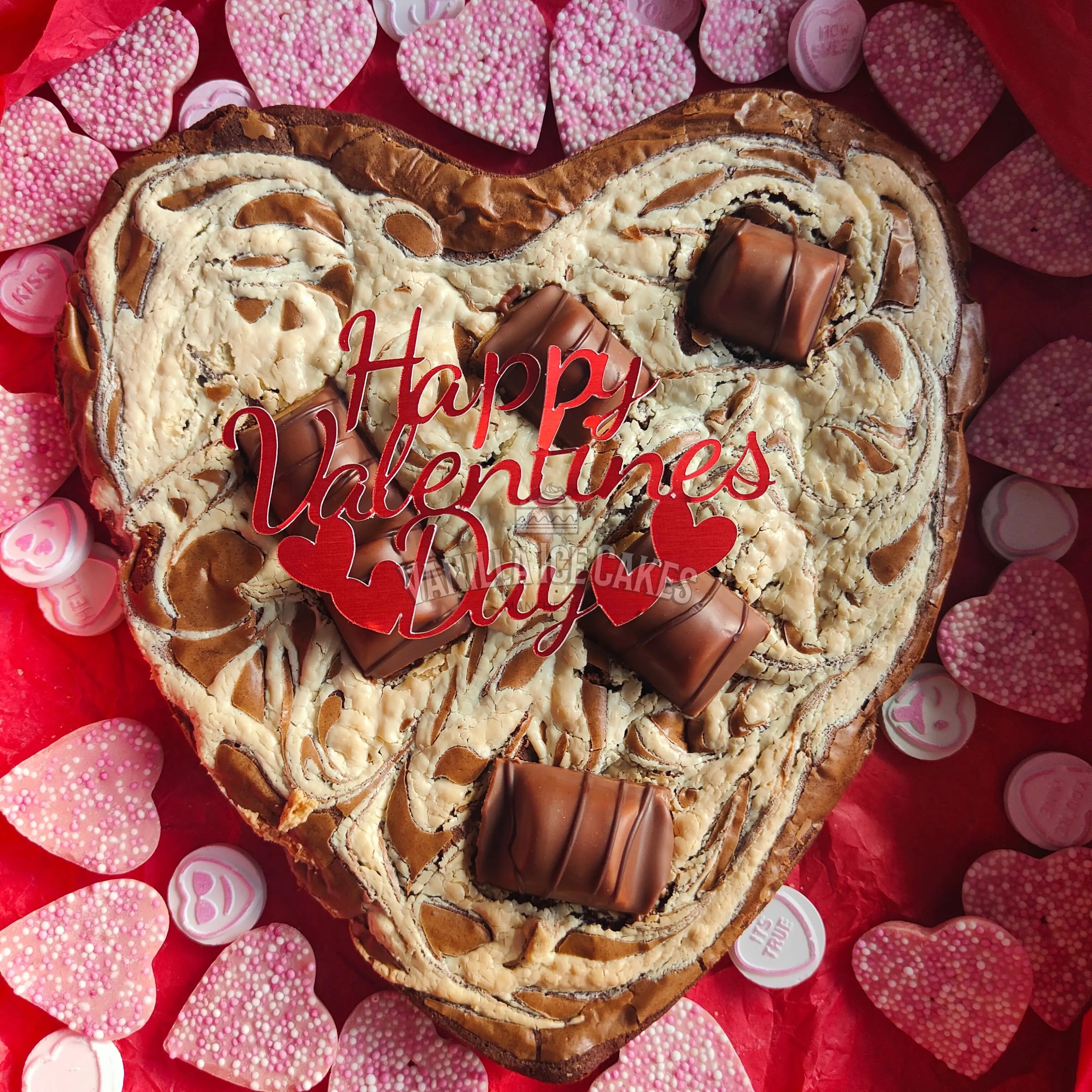 Valentine’s Day - Brownie Heart - Kinder Bueno Brownie