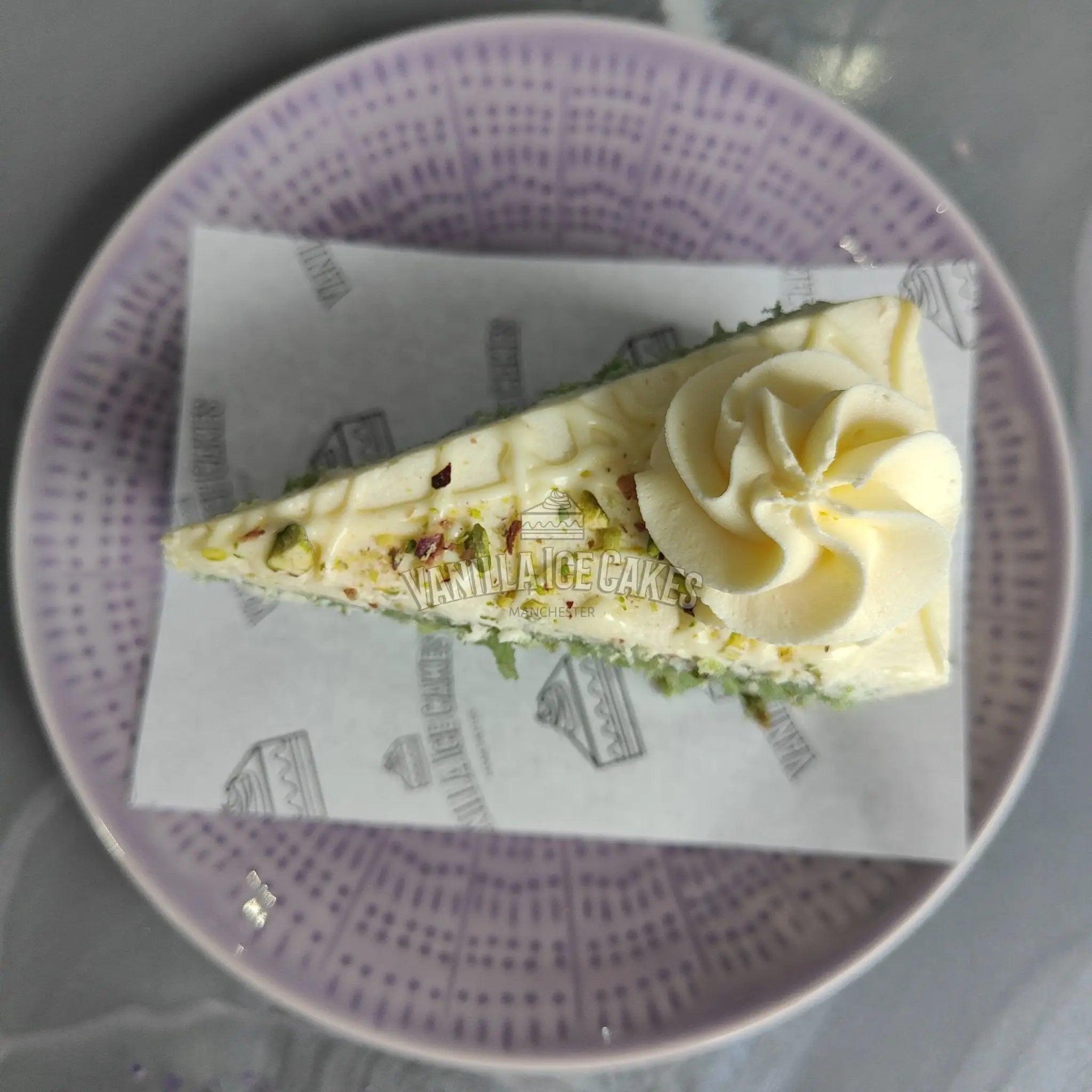 White Chocolate & Pistachio Celebration Cake